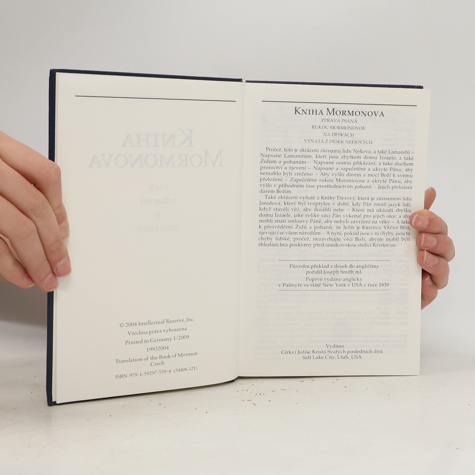 Autores varios Kniha Mormonova. Další svědectví o Ježíši Kristu