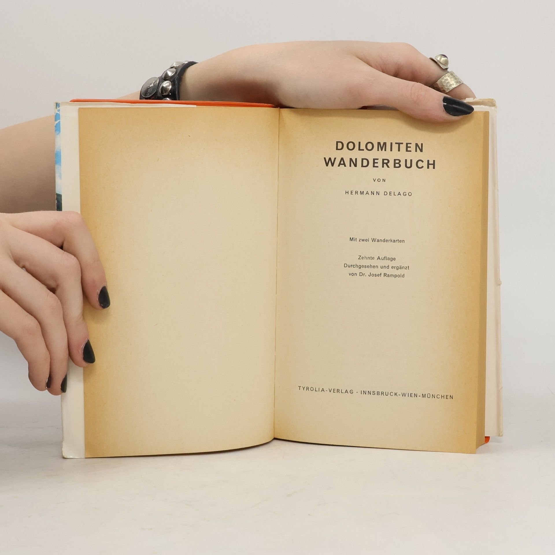Hermann Delago Dolomiten Wanderbuch