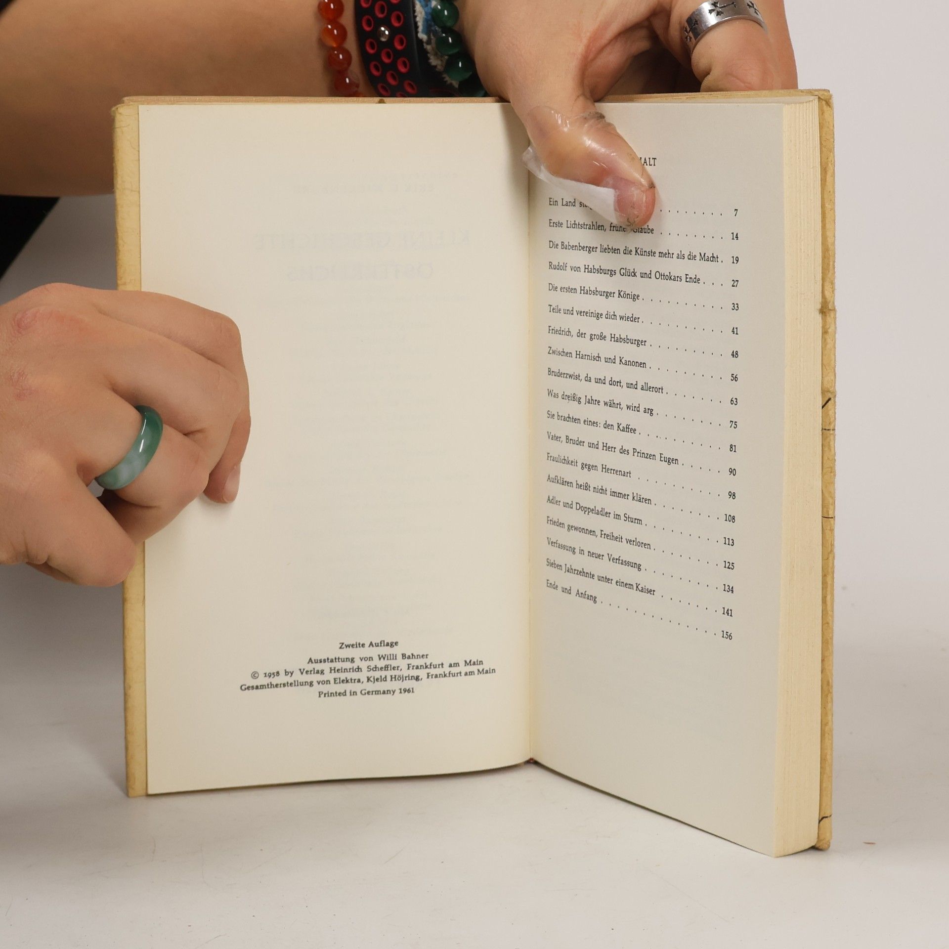 Erik G. Wickenburg Kleine Geschichte Österreichs