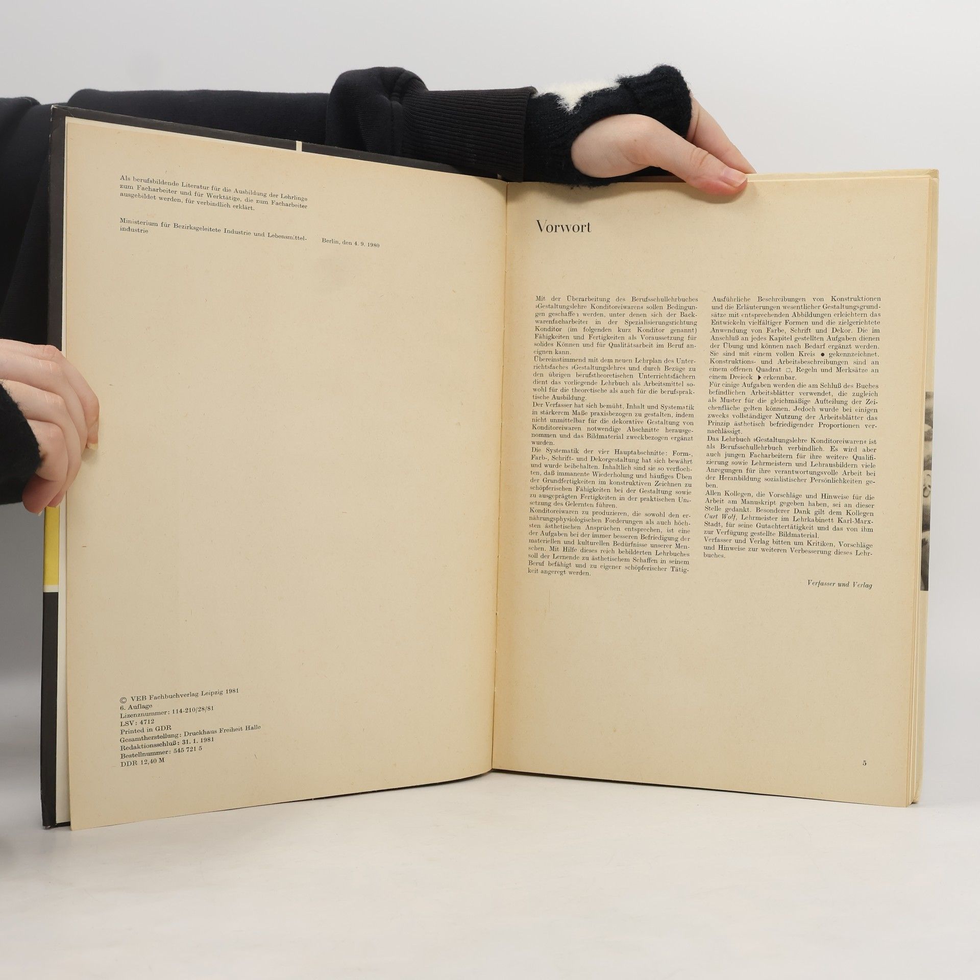 Wolfgang Walther Gestaltungslehre Konditoreiwaren