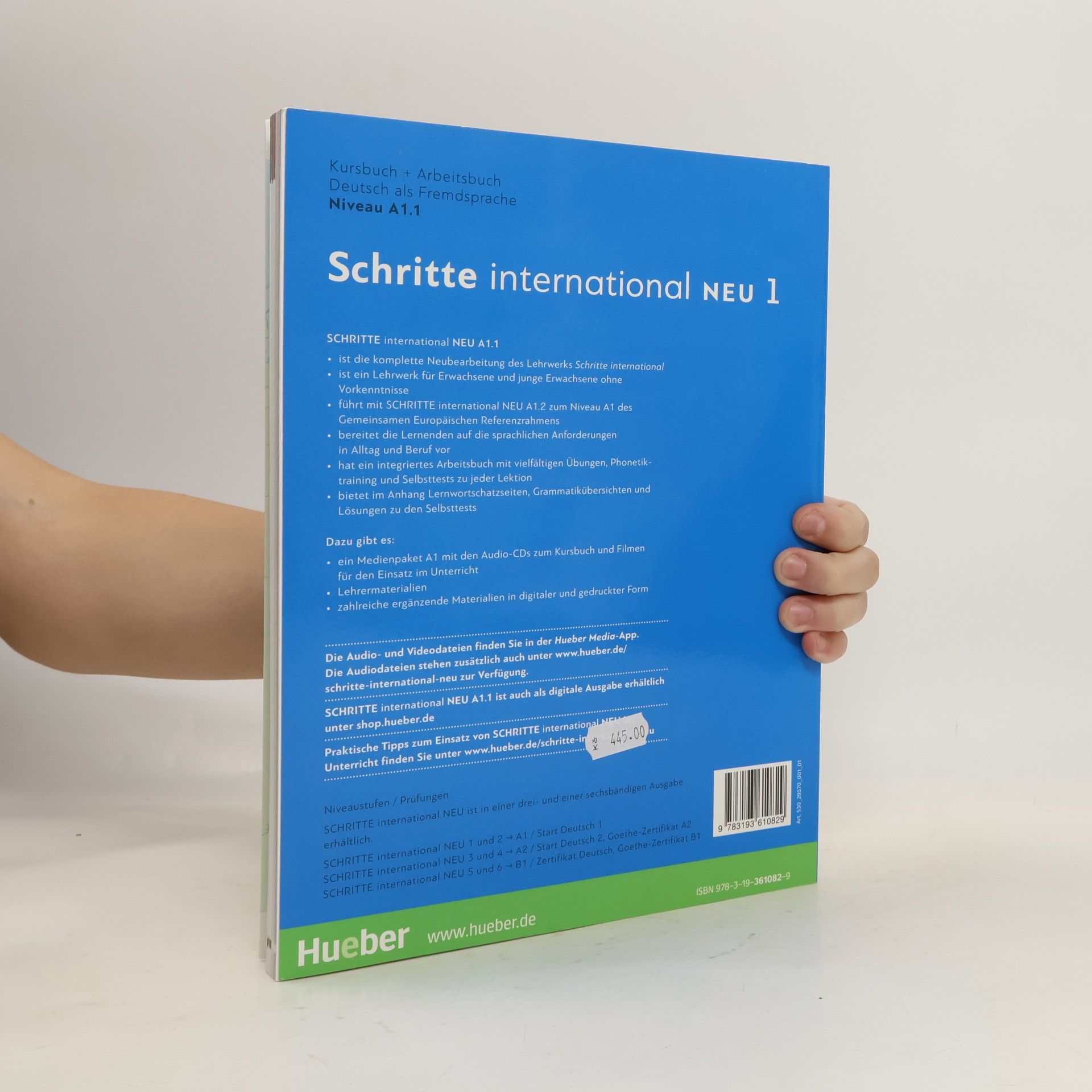 Daniela Niebisch Schritte international Neu 1. Kursbuch + Arbeitsbuch mit Audios online