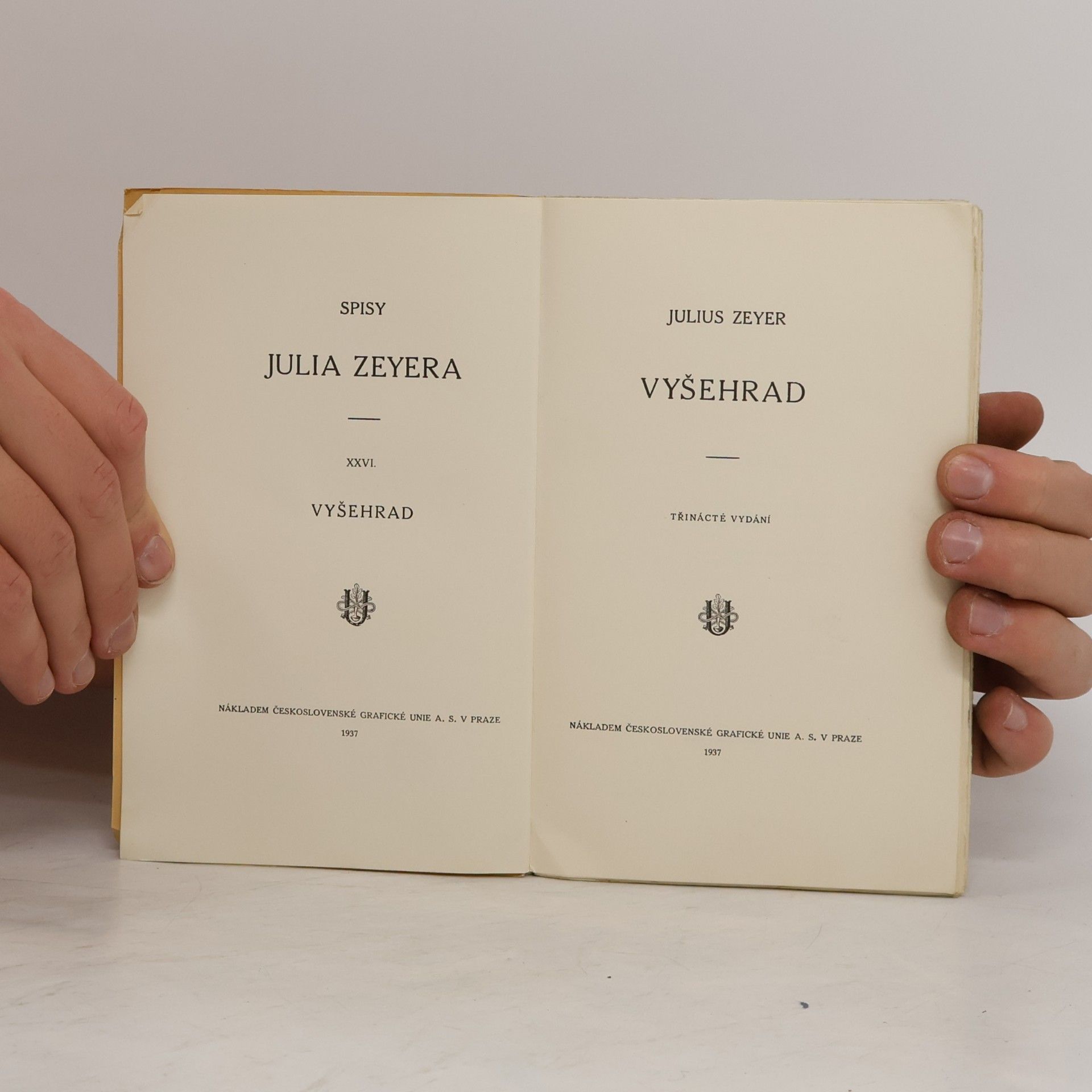 Julius Zeyer Spisy Julia Zeyera: Vyšehrad