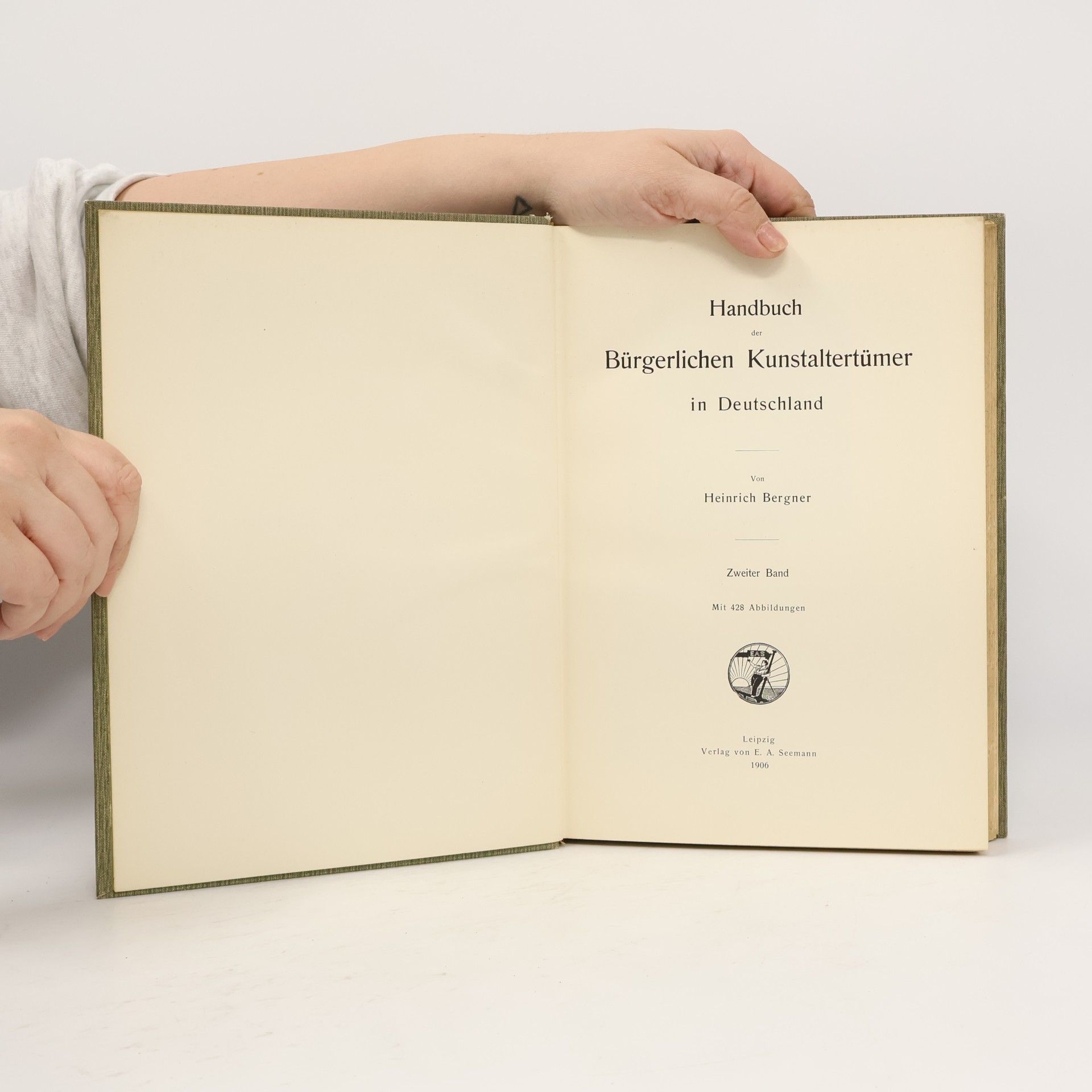 Heinrich Bergner Handbuch der kirchlichen Kunstaltertümer in Deutschland II.