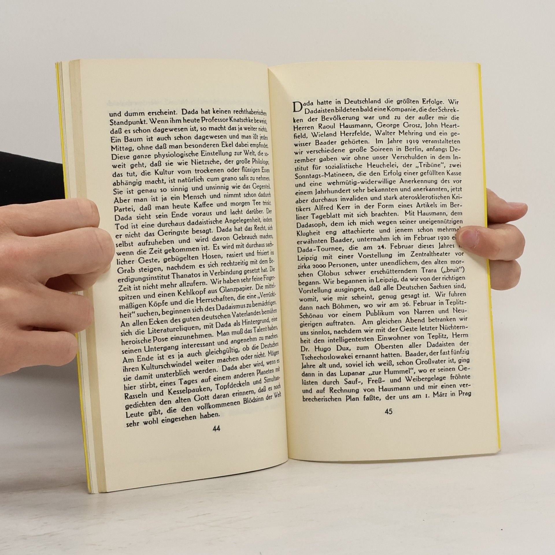Richard Huelsenbeck En avant dada