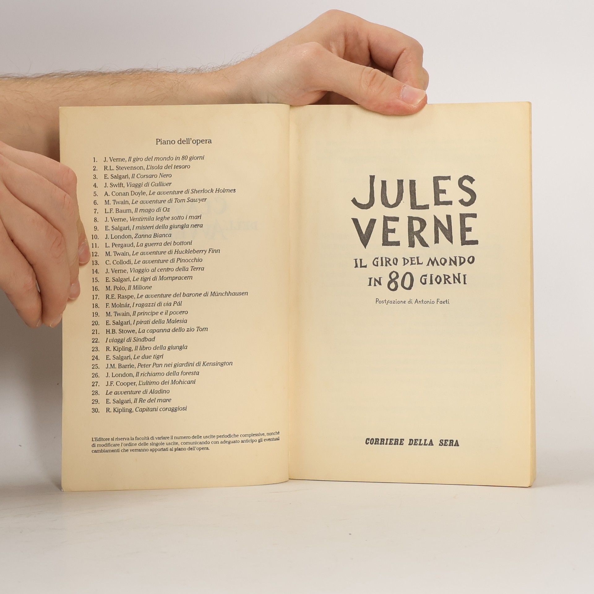 Jules Verne Il giro del mondo in 80 giorni