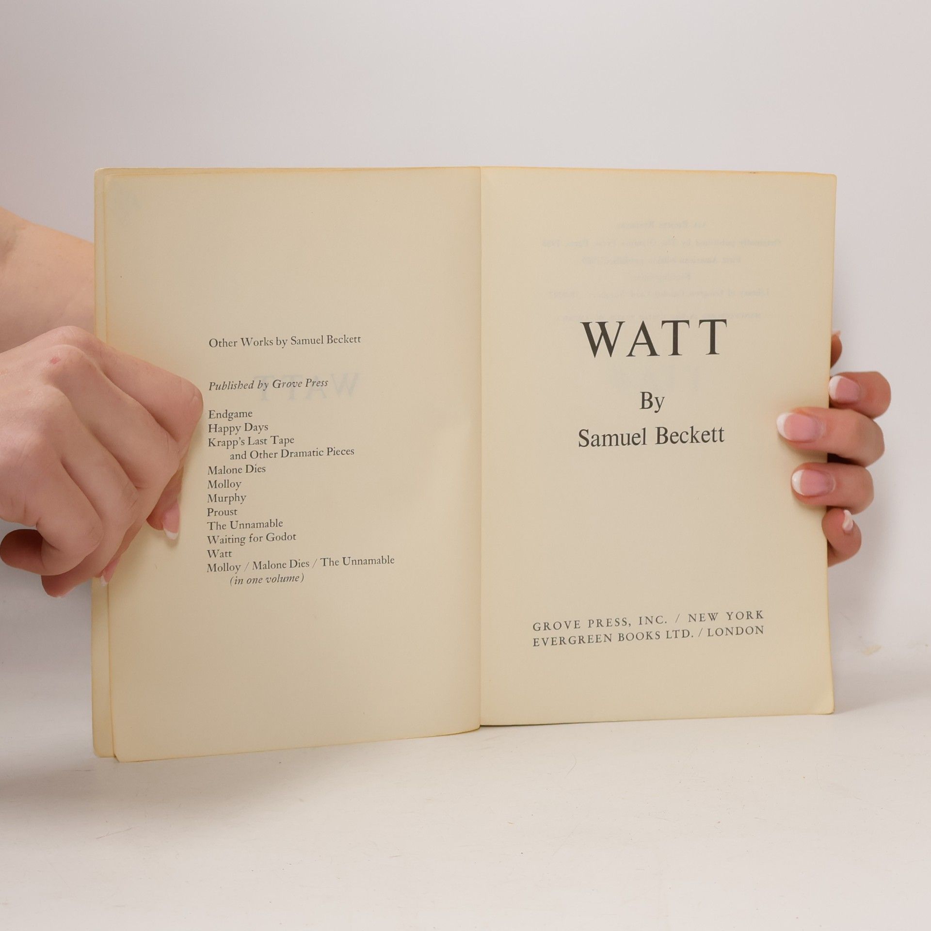 Samuel Beckett Watt
