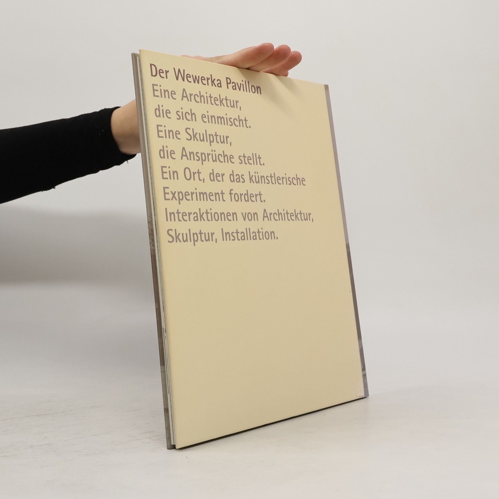 Gina Lee Felber Schriftenreihe der Kunstakademie Münster, Hochschule für Bildende Künste: Wewerka-Pavillon