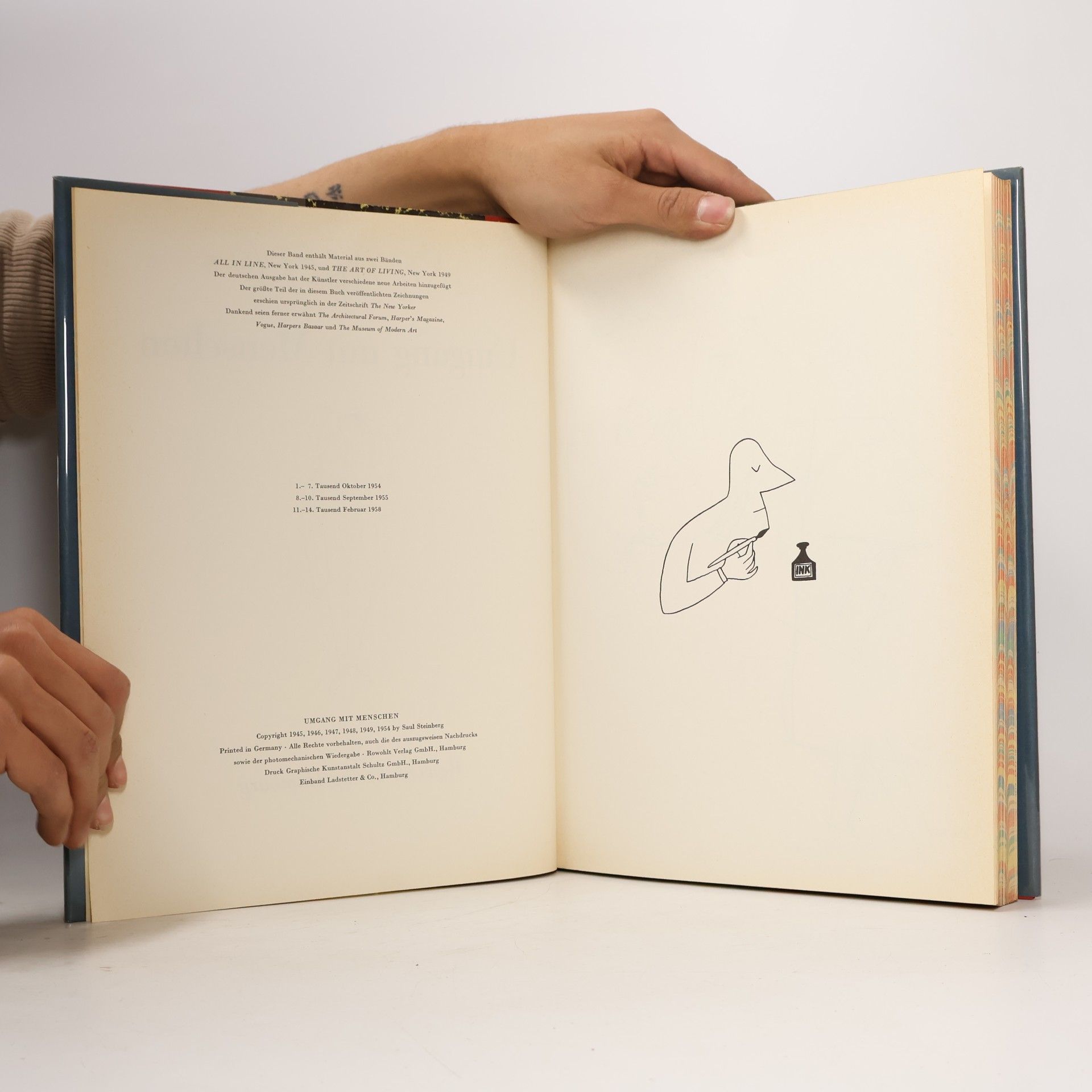 Saul Steinberg Steinberg's Umgang mit Menschen