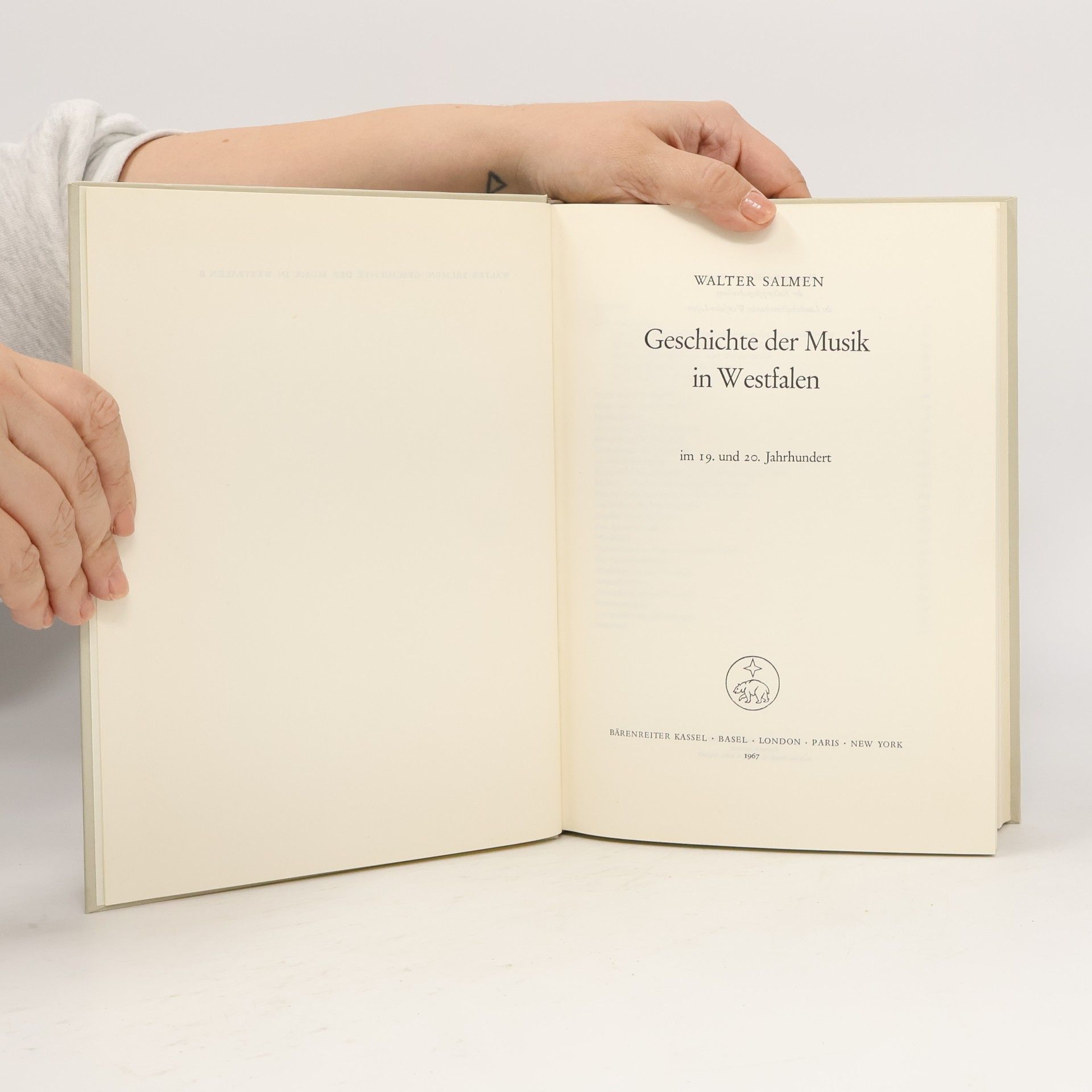 Walter Salmen Geschichte der Musik in Westfalen II