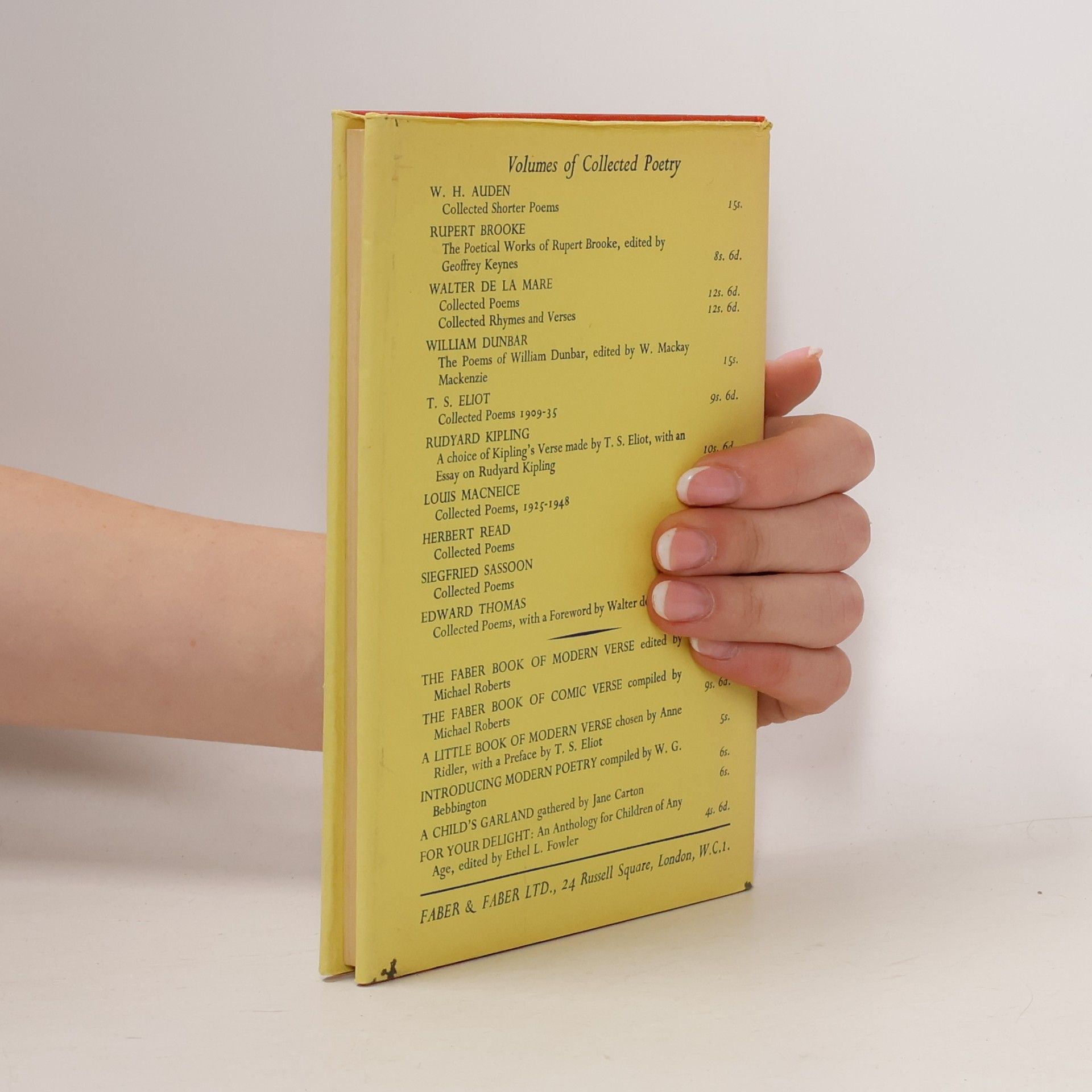 Ezra Pound A Selection of Poems