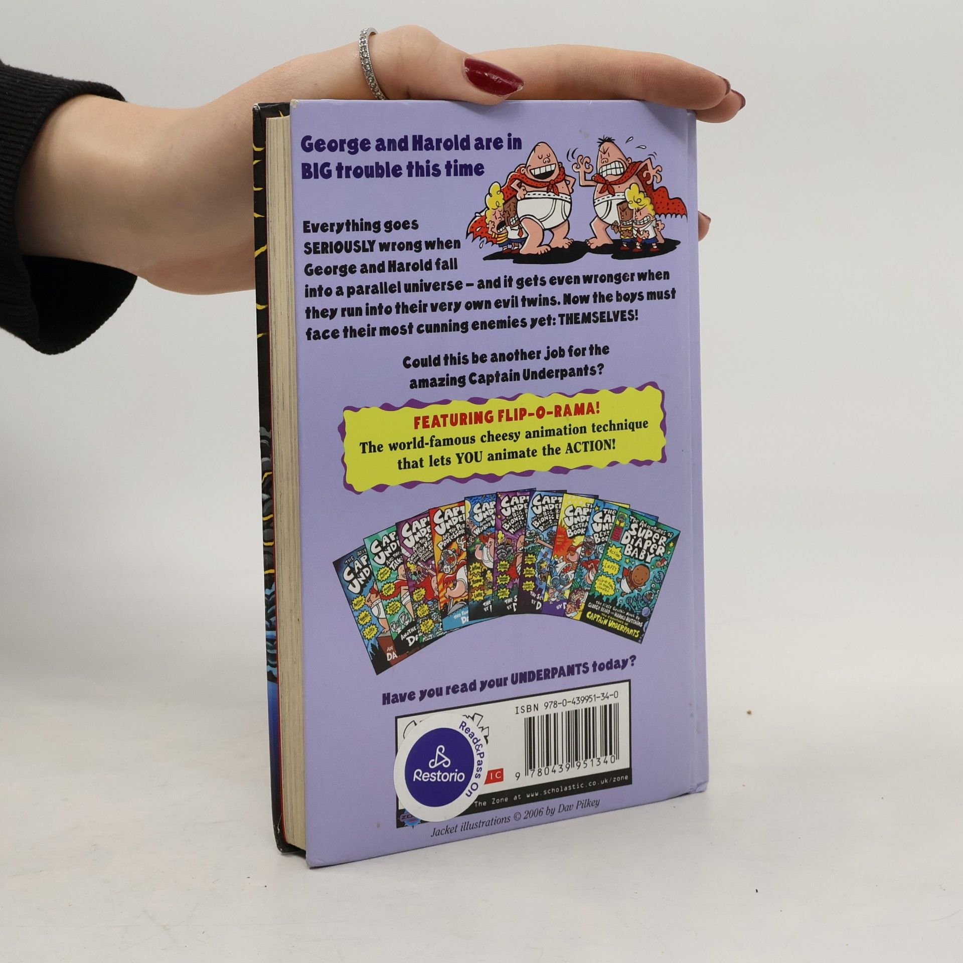 Dav Pilkey Captain Underpants and the preposterous plight of the purple potty people