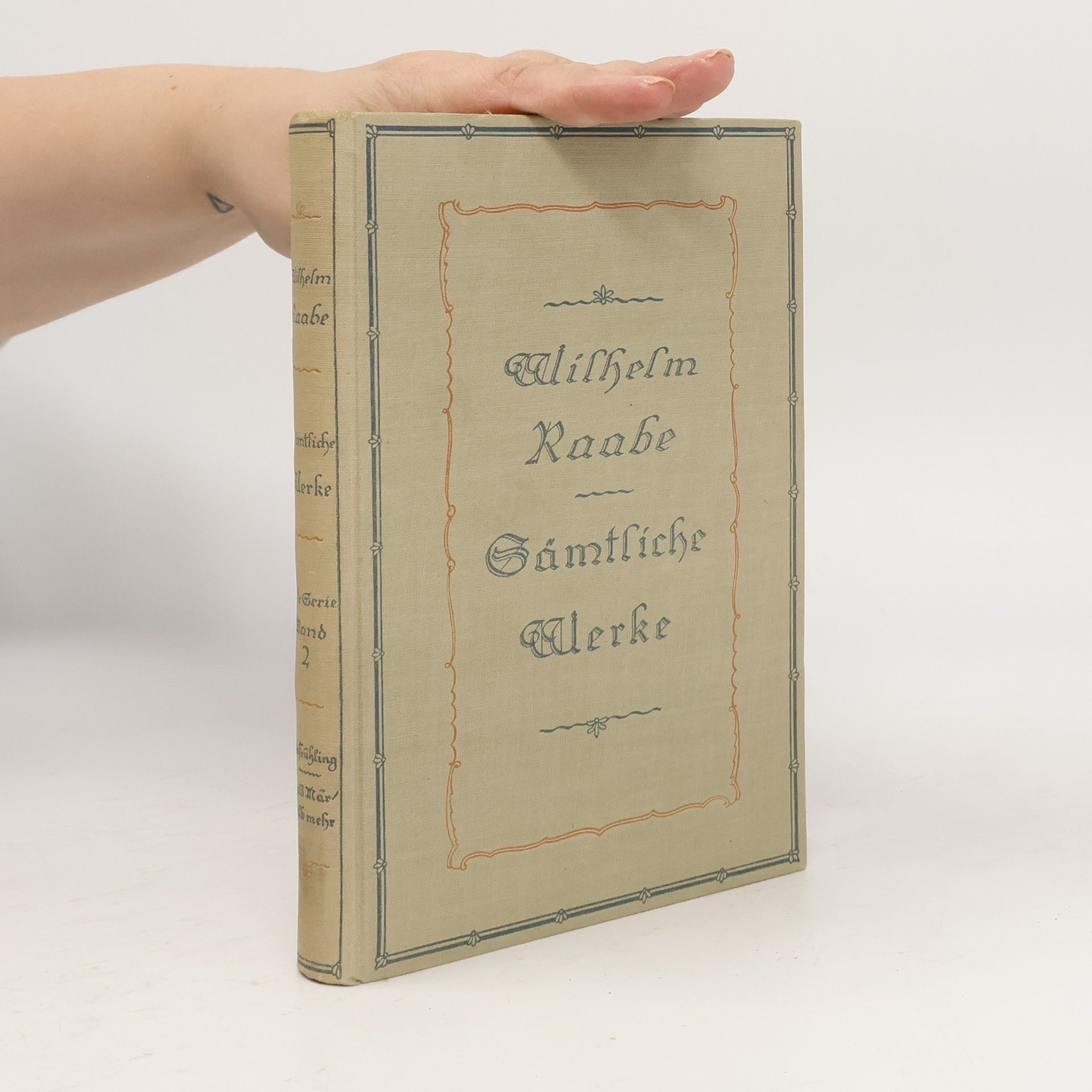 Wilhelm Raabe Sämtliche Werke 2