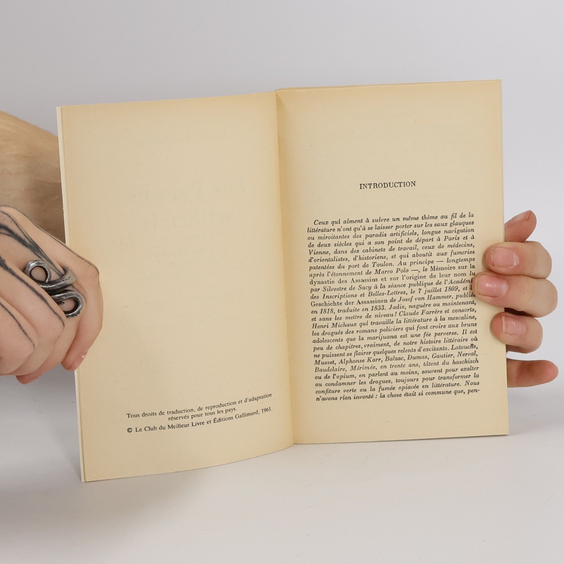 Charles Baudelaire Les paradis artificiels