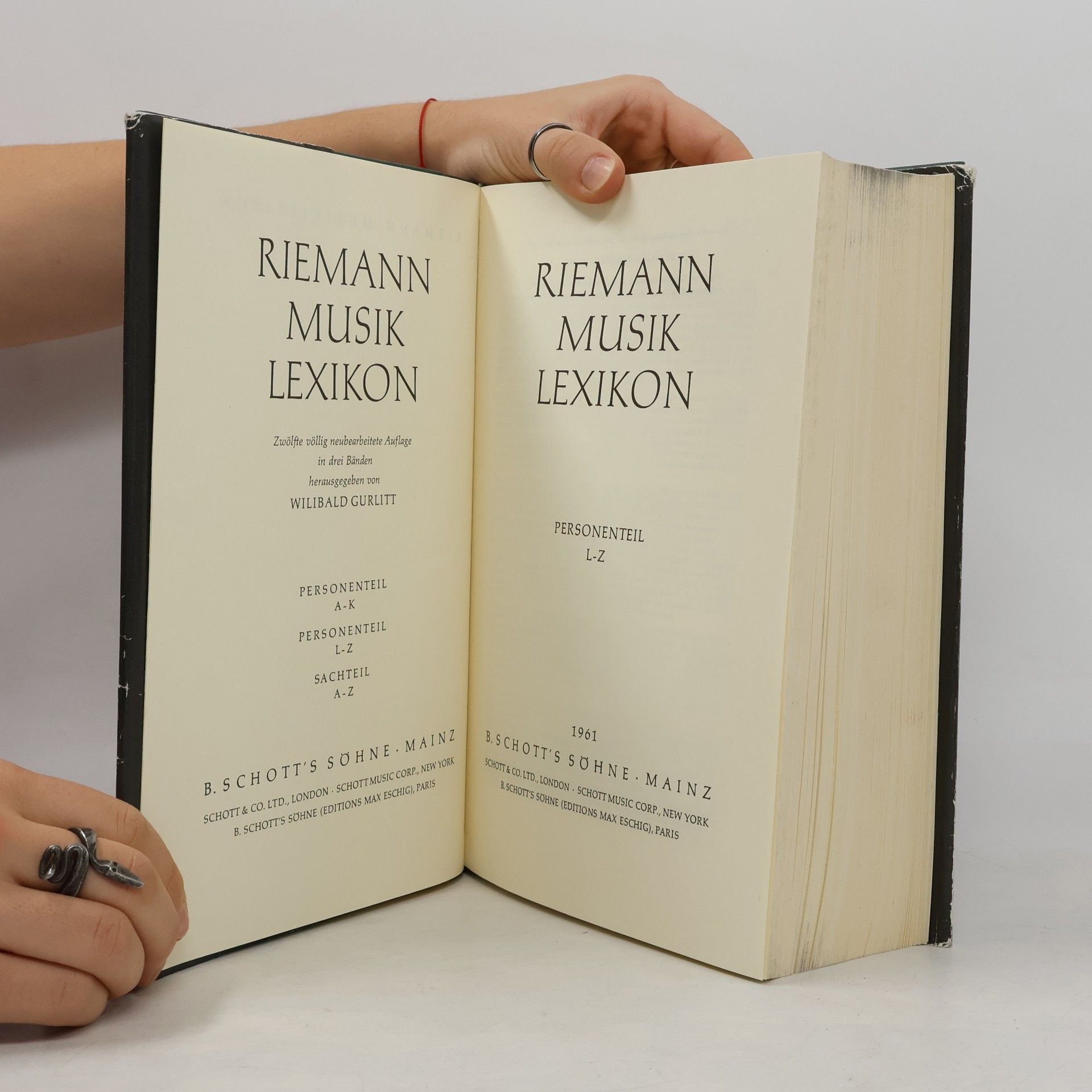 Autorenkollektiv Riemann Musik Lexikon. Personenteil L-Z