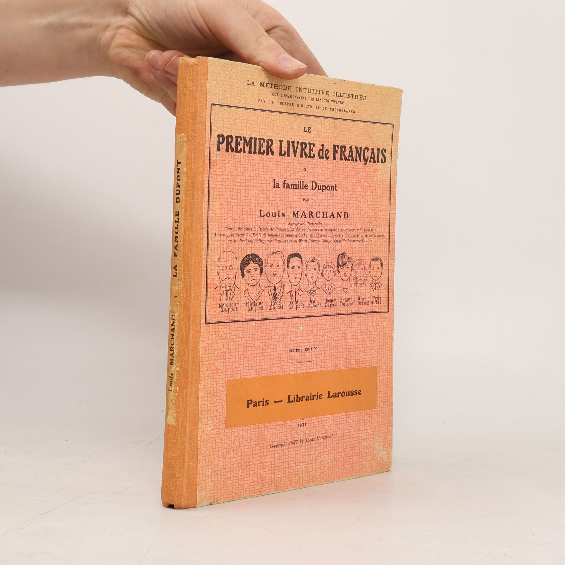 Louis Marchand Le premier livre de français ou la famille Dupont