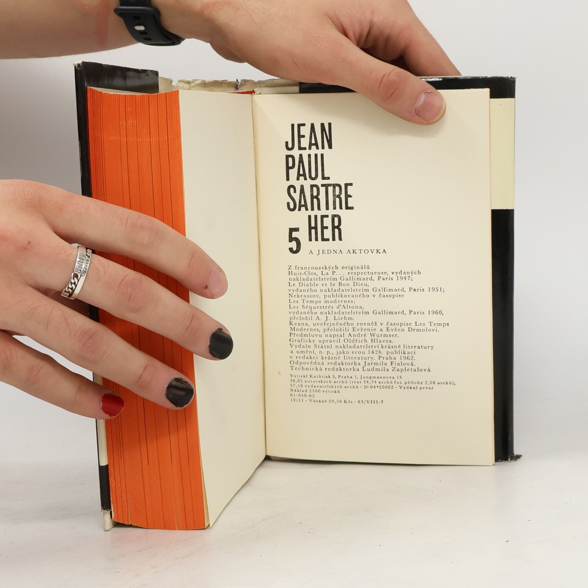 Jean-Paul Sartre Pět her a jedna aktovka