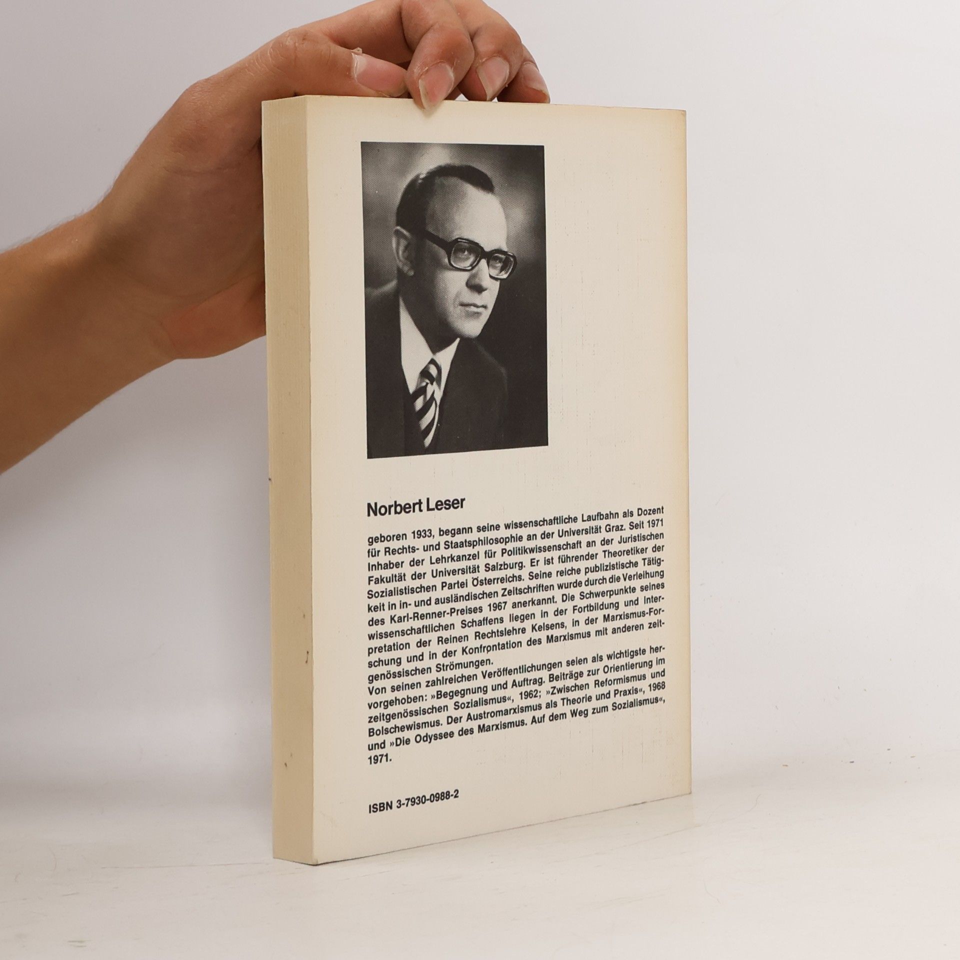 Norbert Leser Sozialismus zwischen Relativismus und Dogmatismus