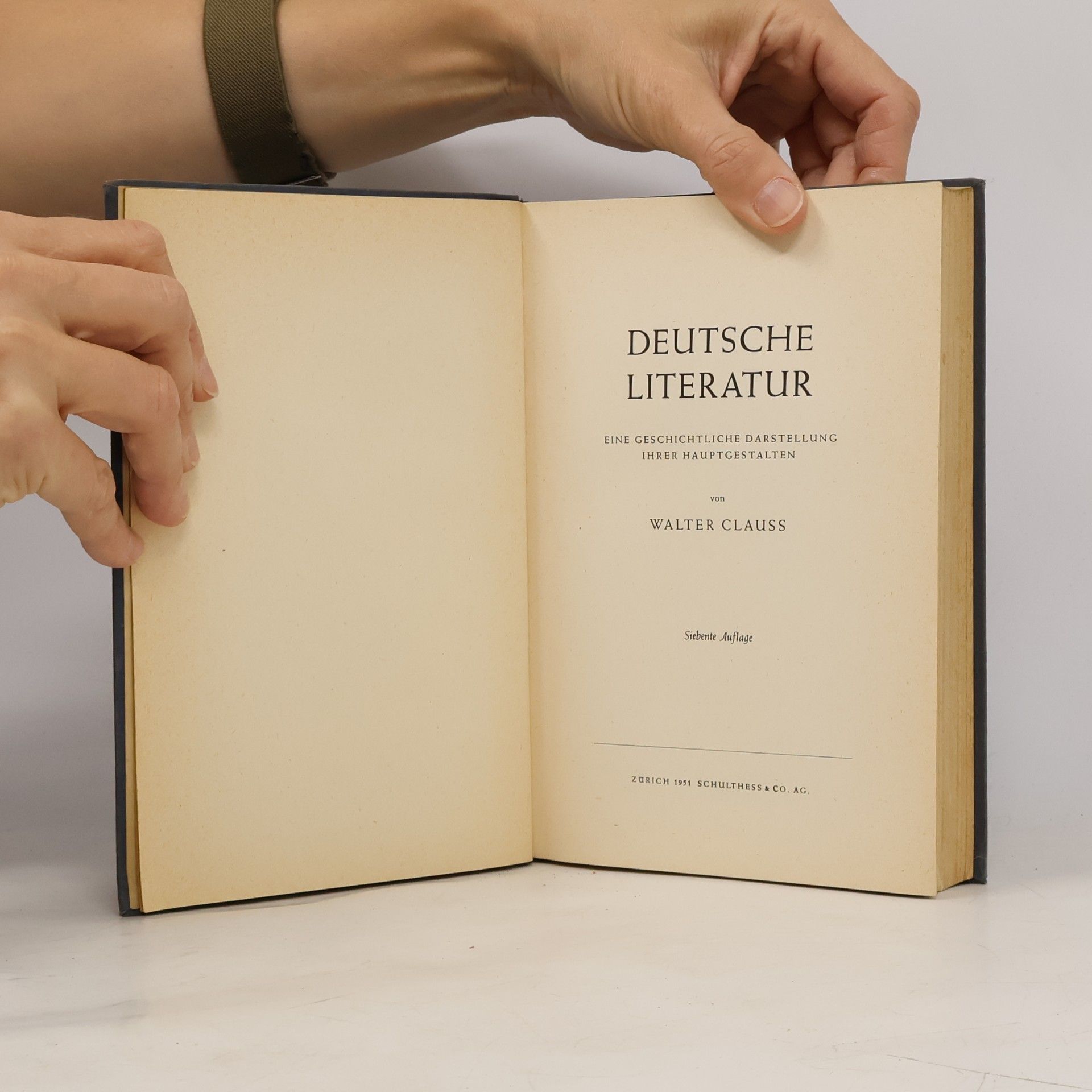 Walter Clauss Deutsche Literatur
