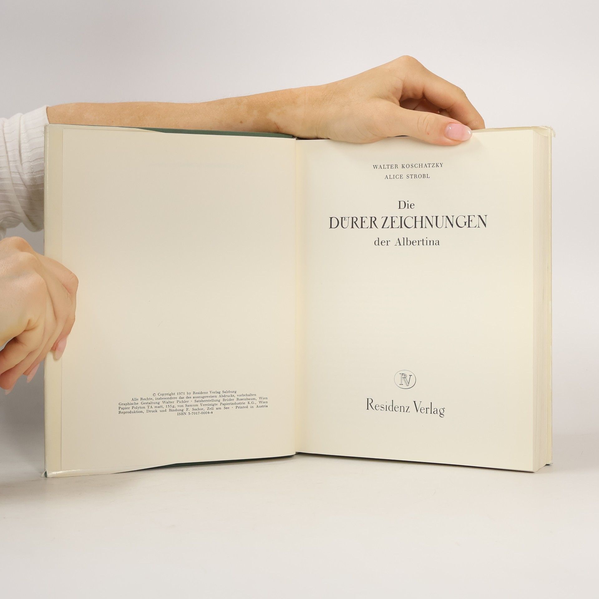Various authors Die Dürerzeichnungen der Albertina