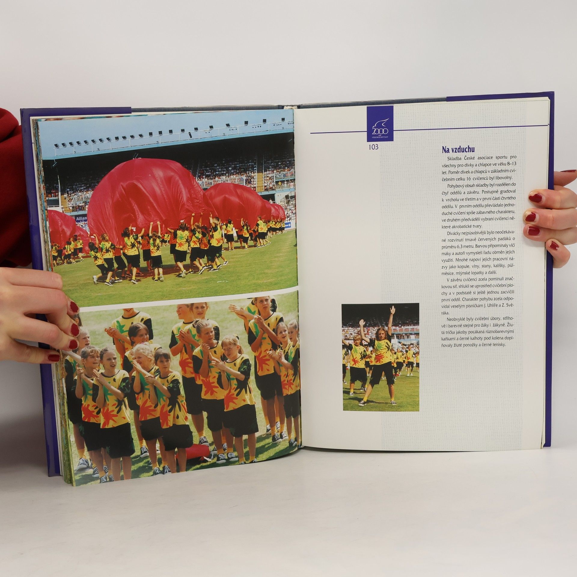 Eva Fišerová XIII. Všesokolský slet v Praze 2000