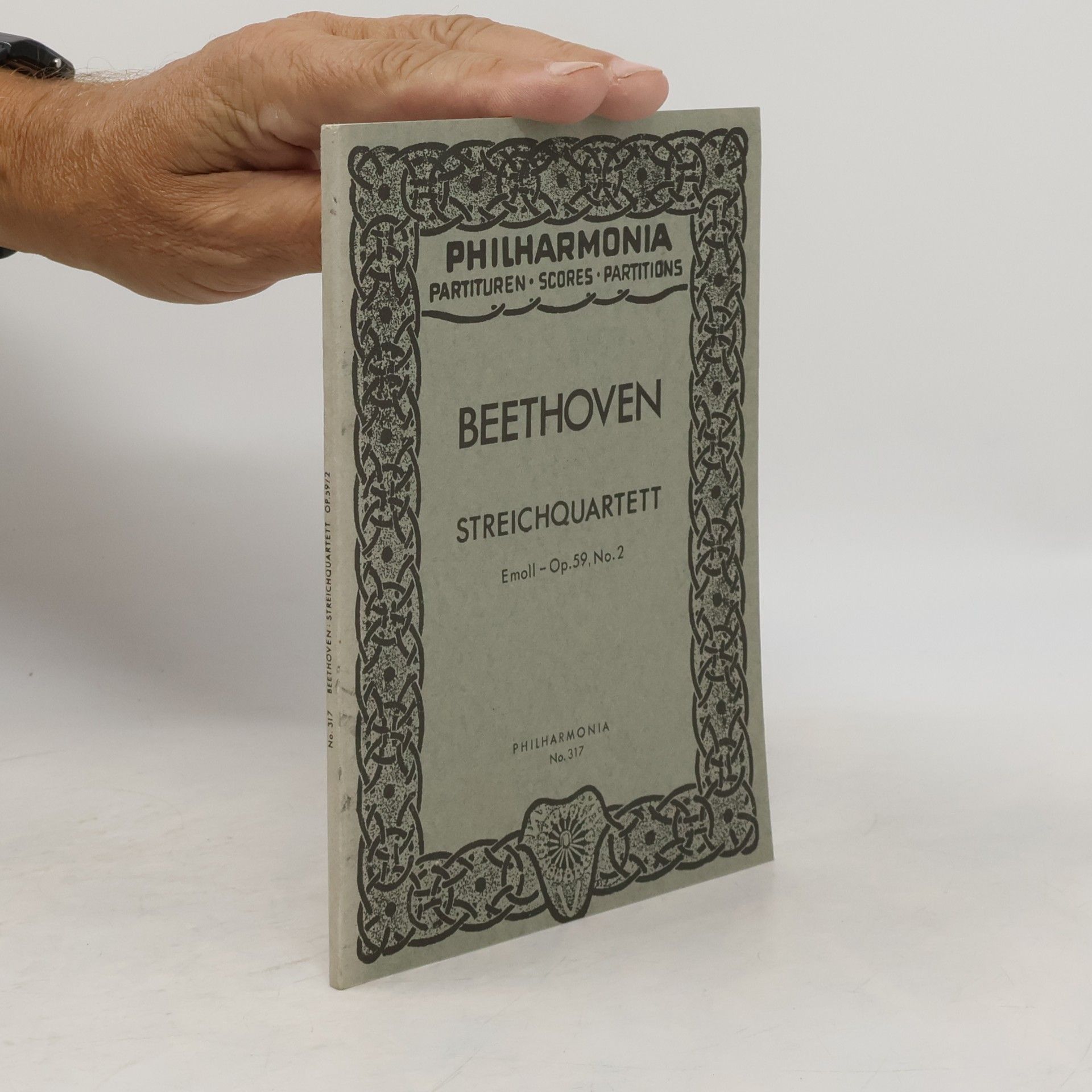 Ludwig van Beethoven Streichquartett. Emoll - Op. 59, No. 2