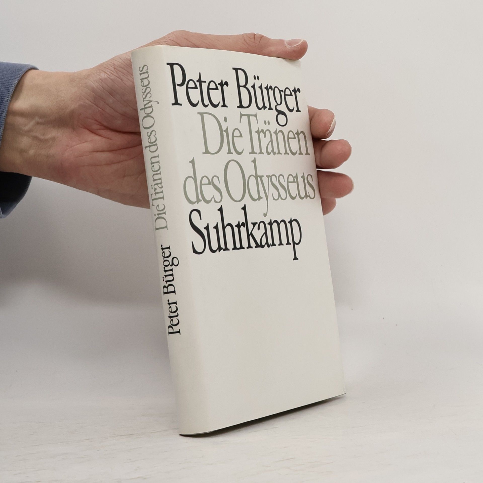 Peter Bürger Die Tränen des Odysseus