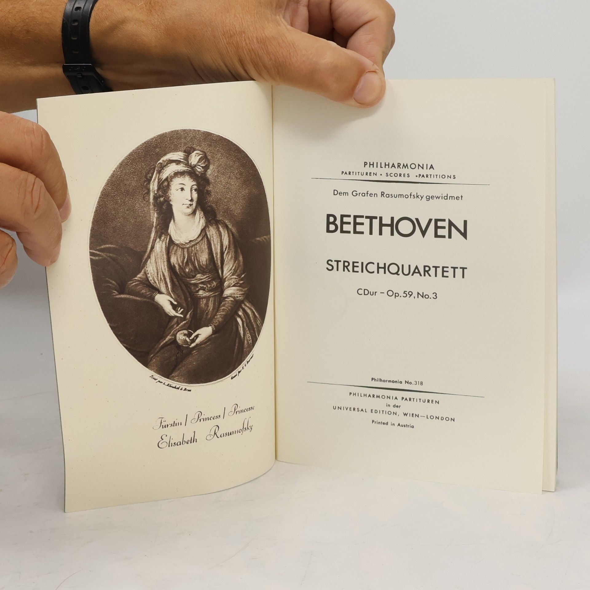 Ludwig van Beethoven Streichquartett. C Dur – Op. 59, No. 3