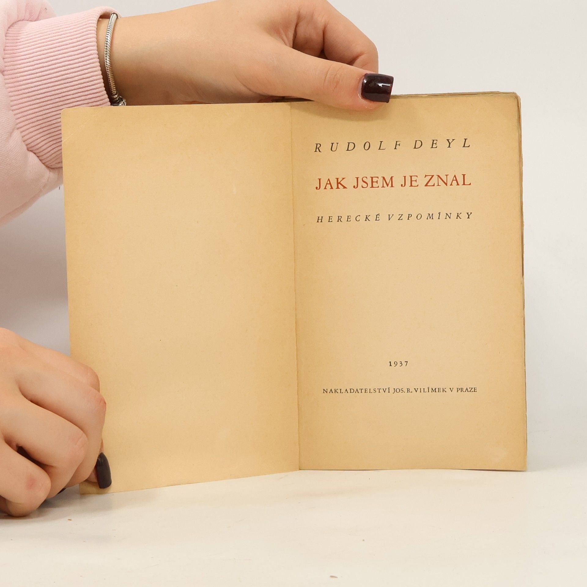 Rudolf Deyl Jak jsem je znal