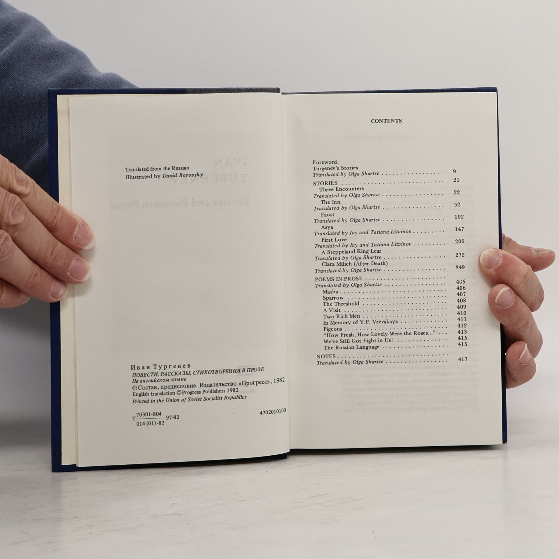 Iwan Sergejewitsch Turgenew Stories and Poems in Prose