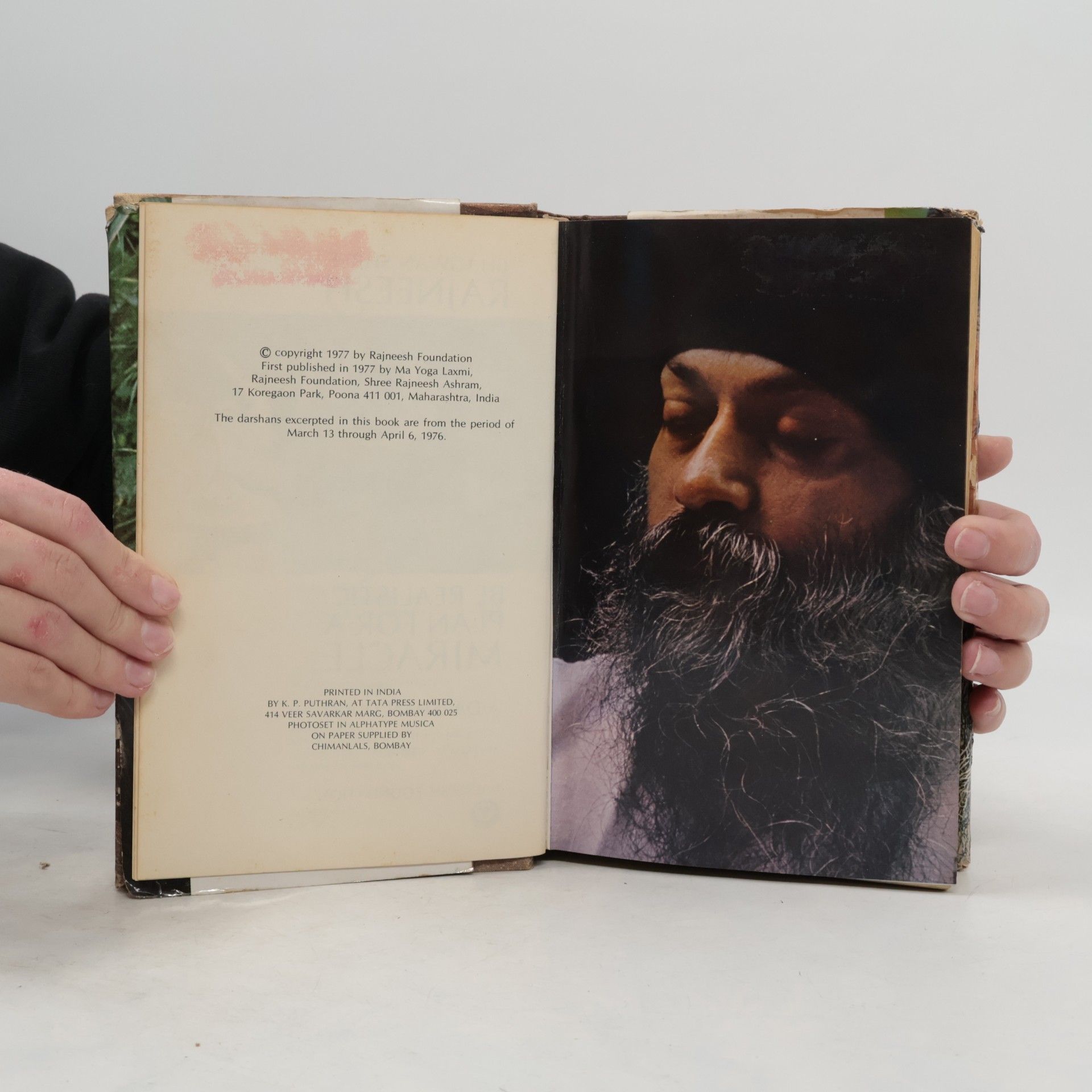 Bhagwan Shree Rajneesh Be Realistic Plan for a Miracle