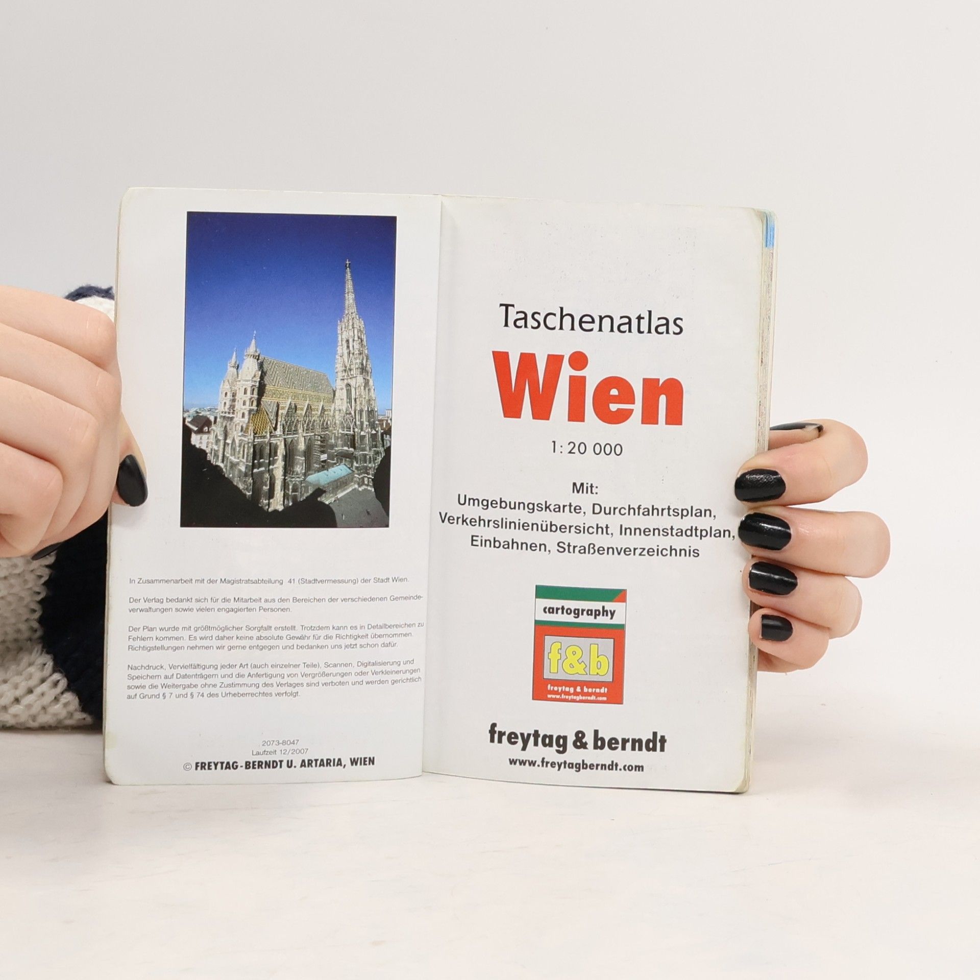 Autorenkollektiv Wien. Viena. Wenen 1:20 000