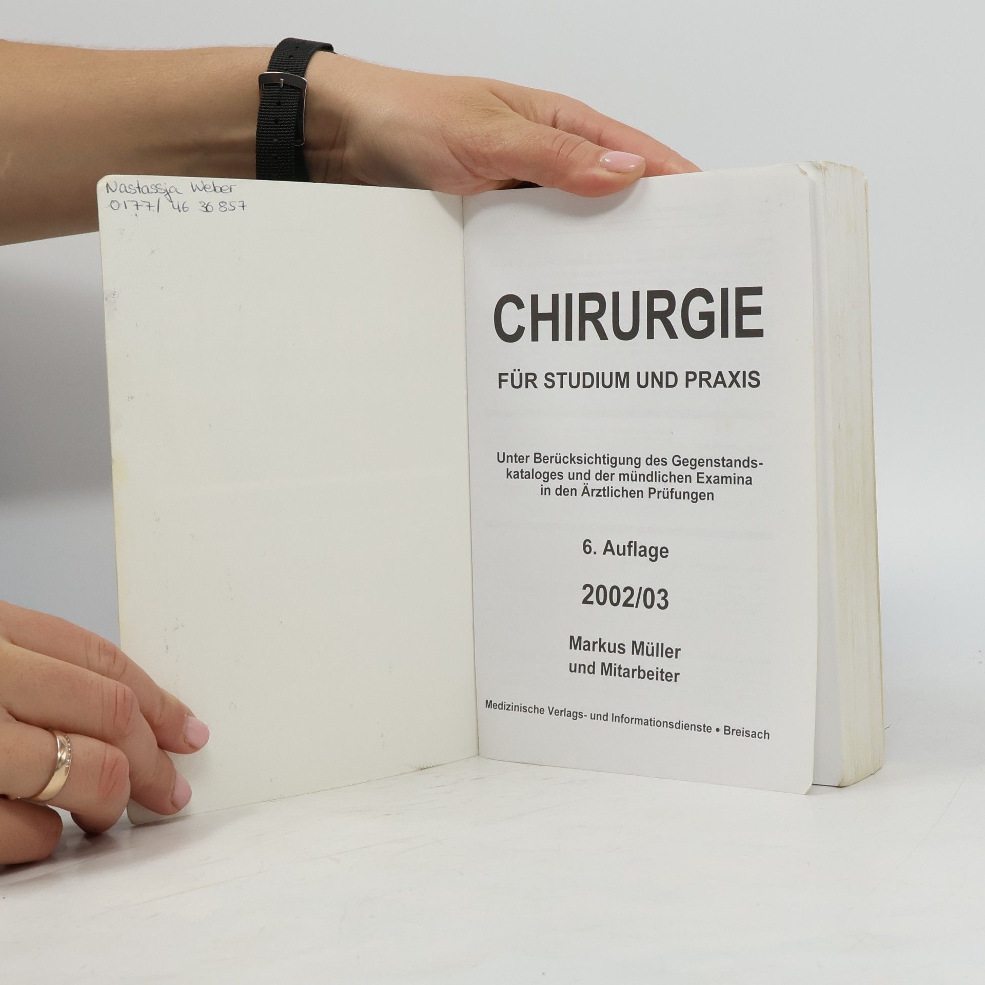 M. Müller Chirurgie für Studium und Praxis 2002/03
