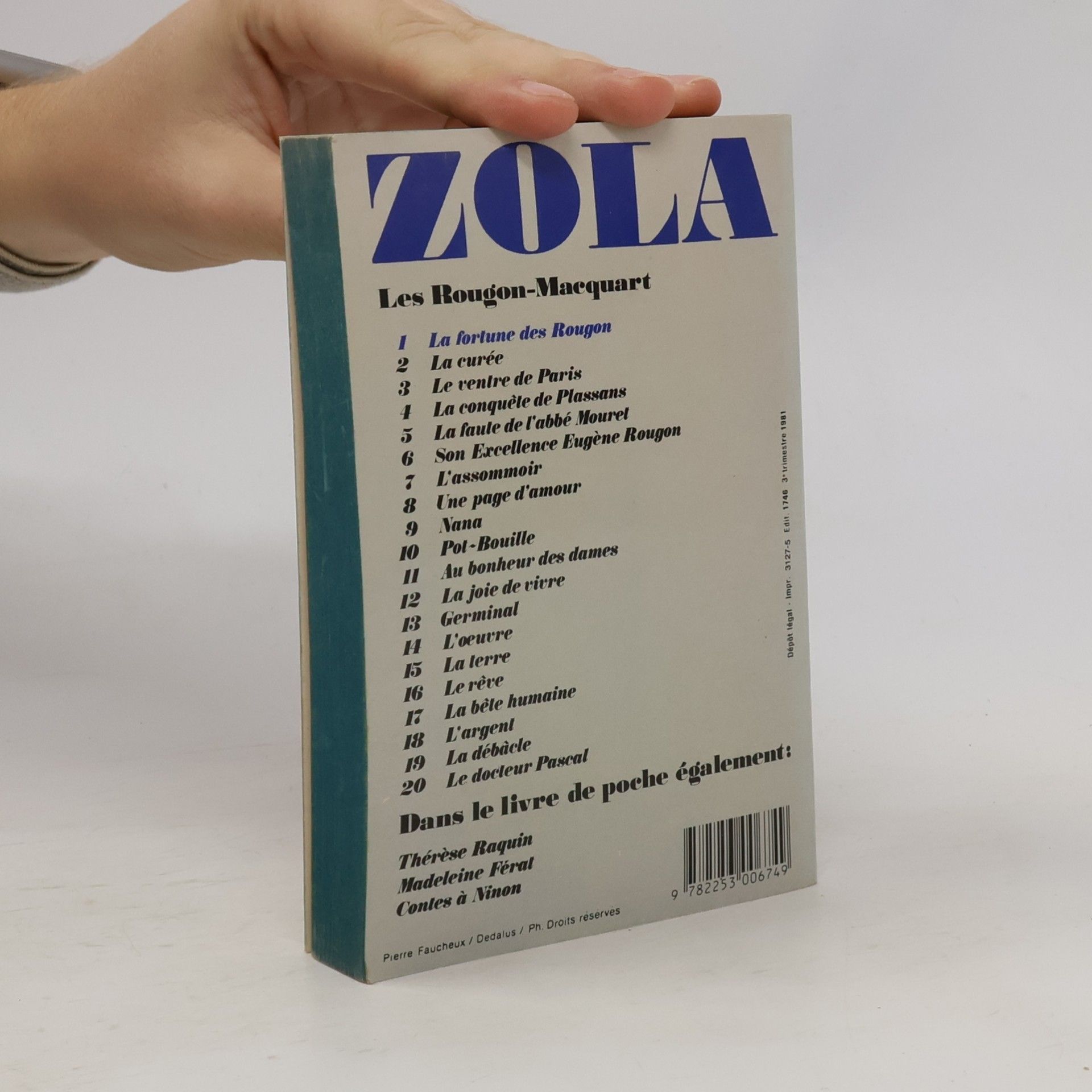 Émile Zola La fortune des Rougon