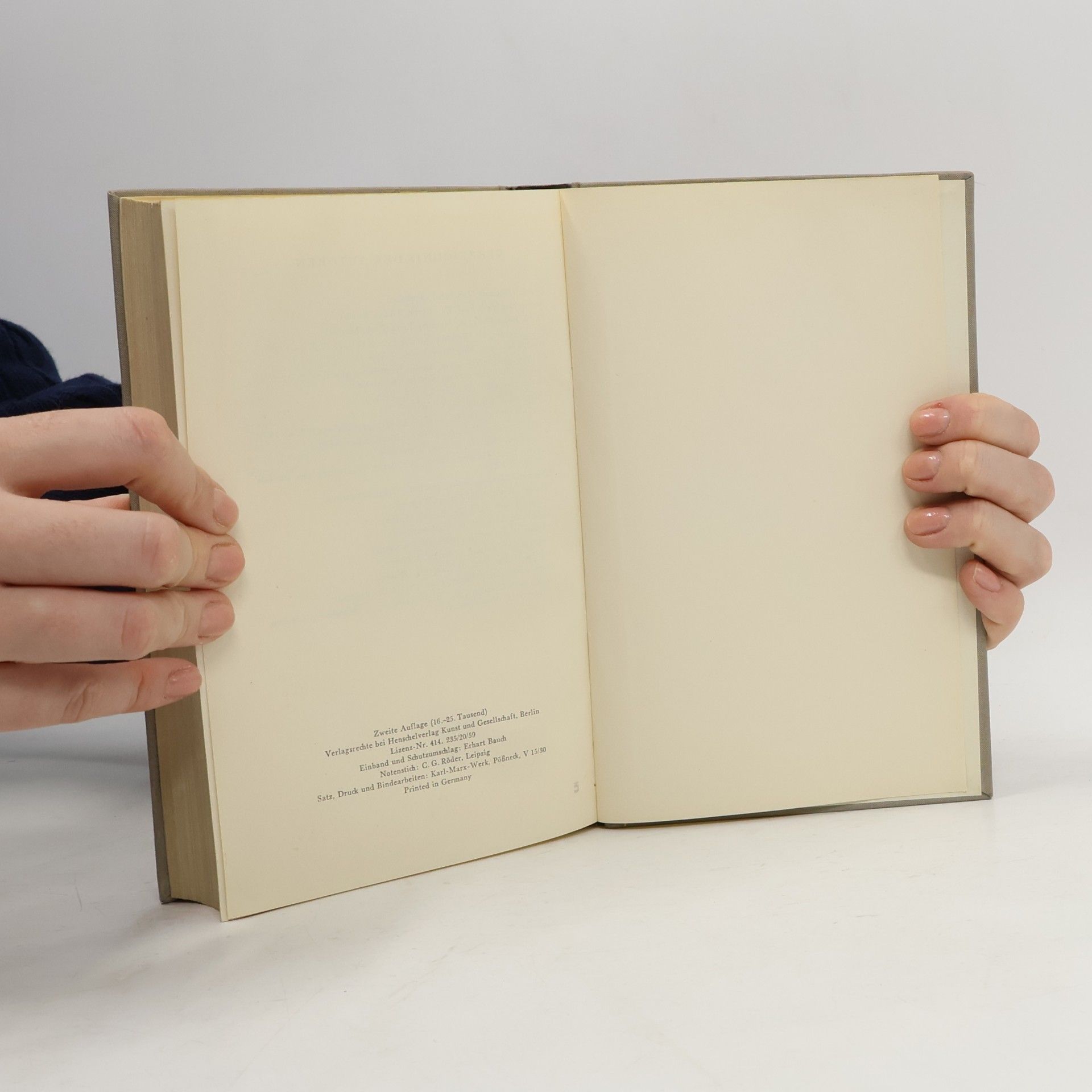 Karl Schönewolf Konzertbuch