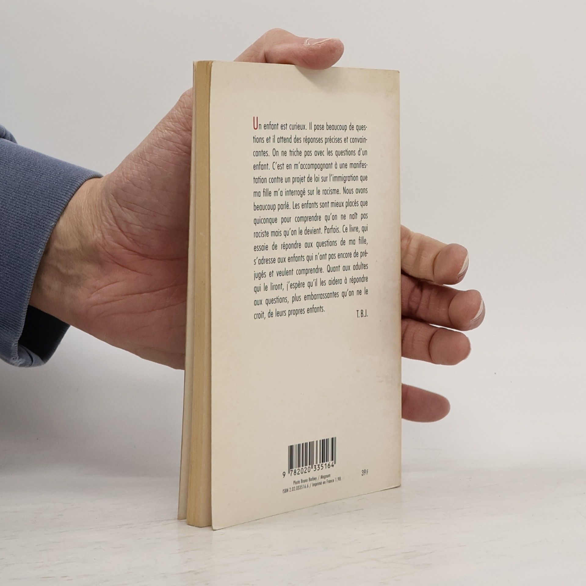 Tahar Ben Jelloun Le racisme expliqué à ma fille