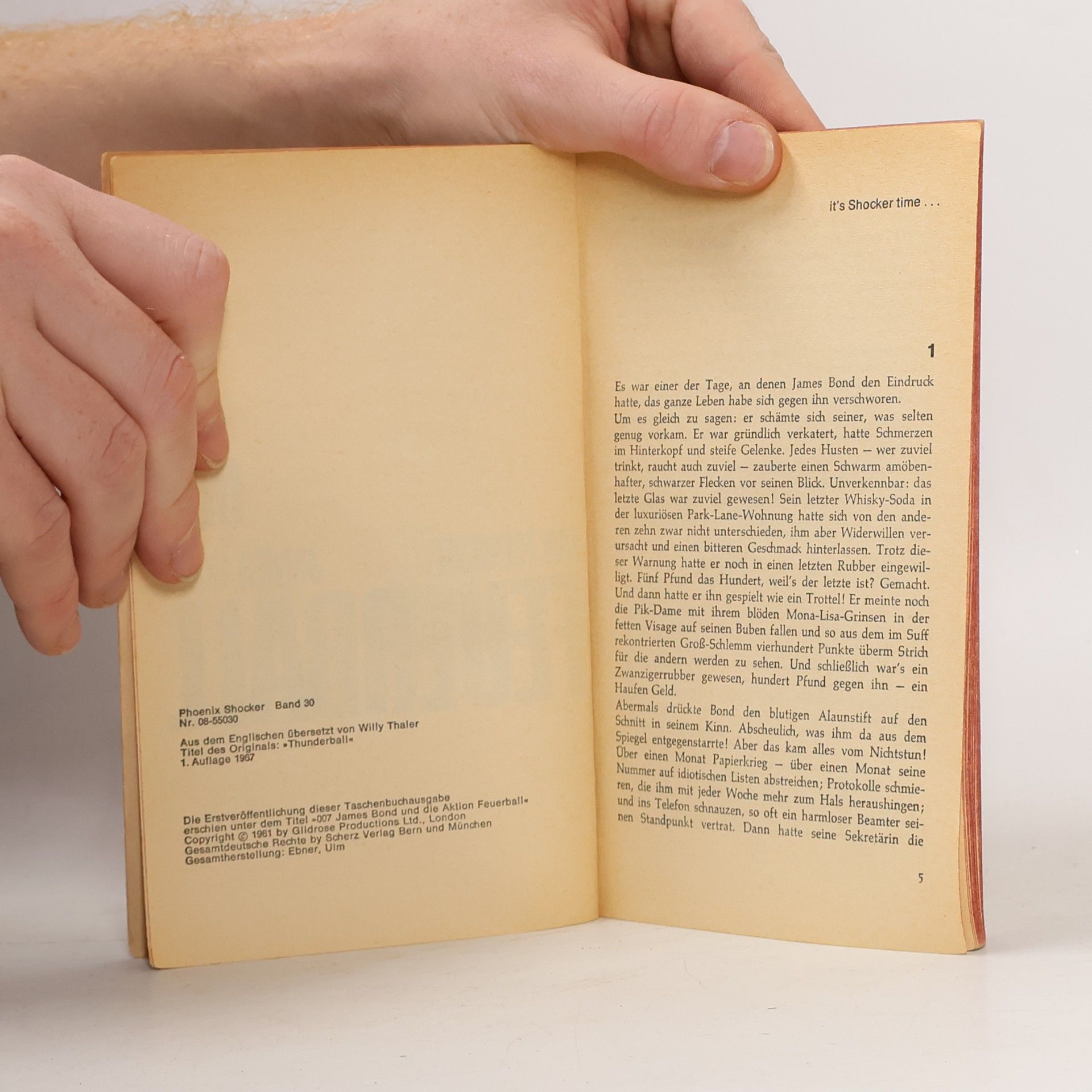Ian Fleming Feuerball. James Bond 007
