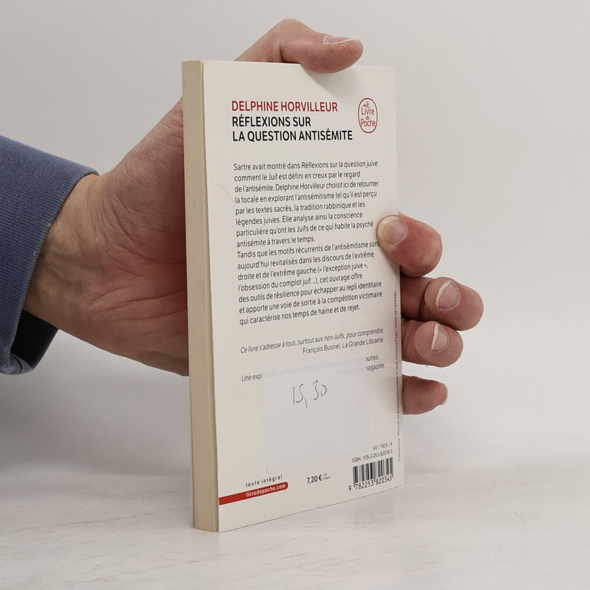 Delphine Horvilleur Le Livre de Poche: Réflexions sur la question antisémite