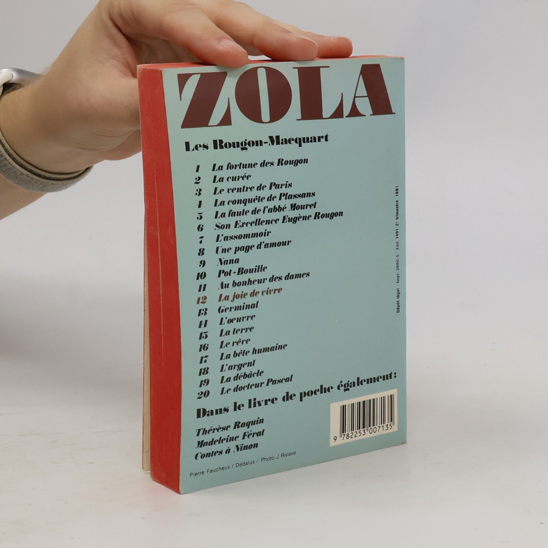 Émile Zola La Joie de vivre