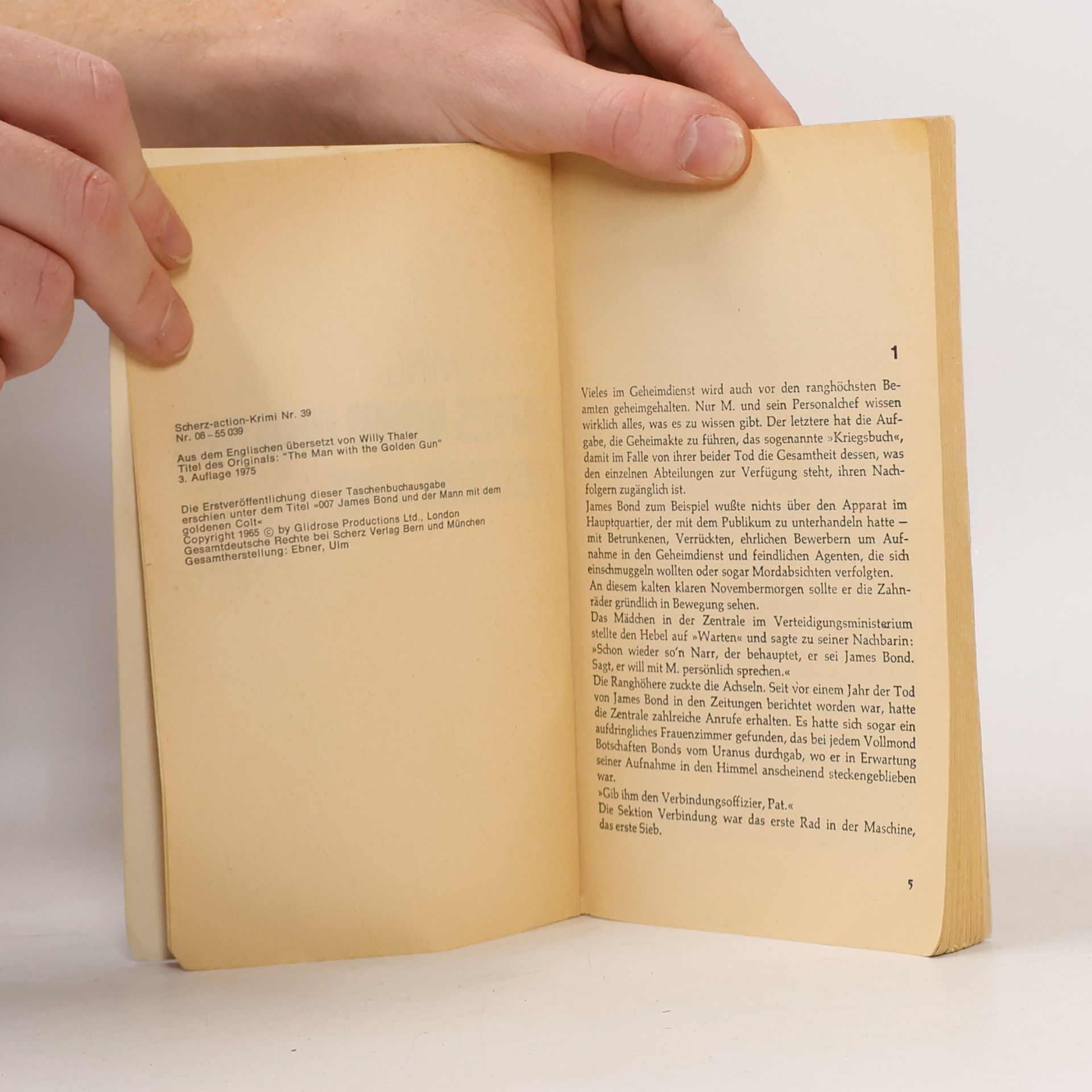 Ian Fleming James Bond und der goldene Colt