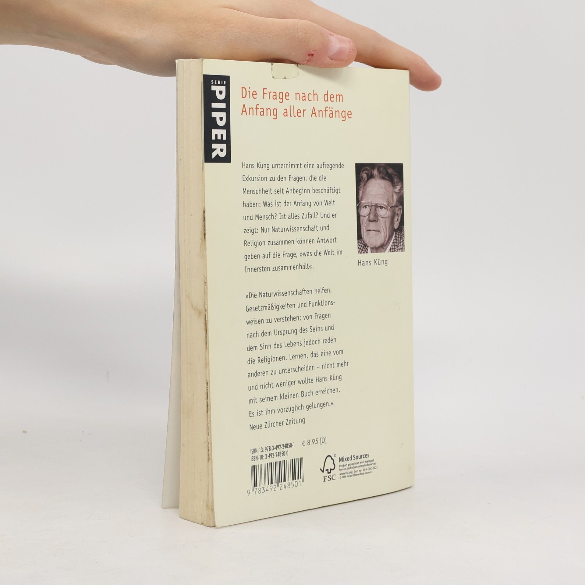 Hans Küng Der Anfang aller Dinge