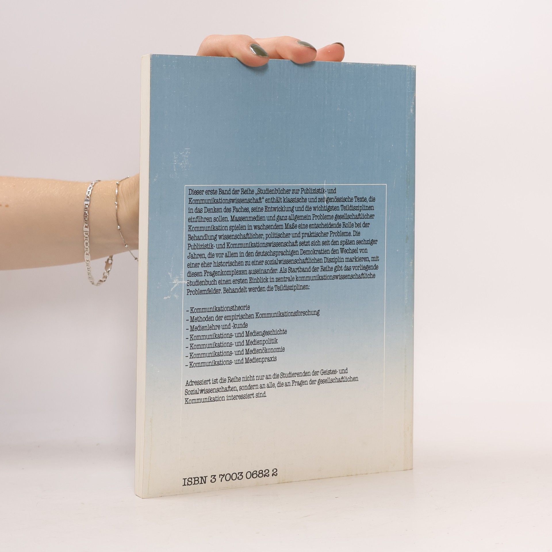 Wolfgang R. Langenbucher Publizistik- und Kommunikationswissenschaft