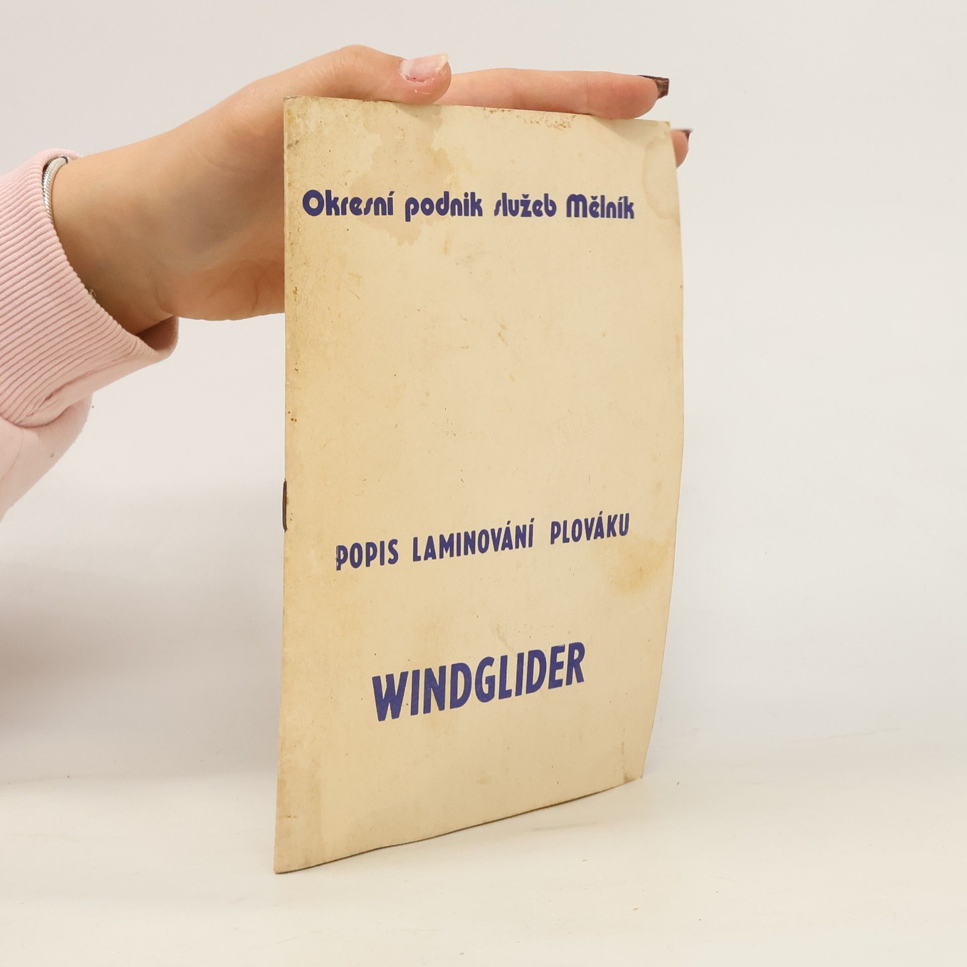 Windglider (Popis laminování plováku)