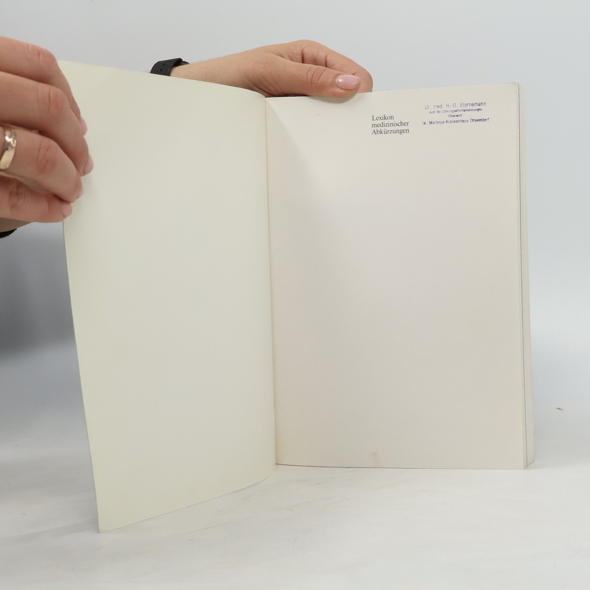 Various authors Lexikon medizinischer Abkürzungen