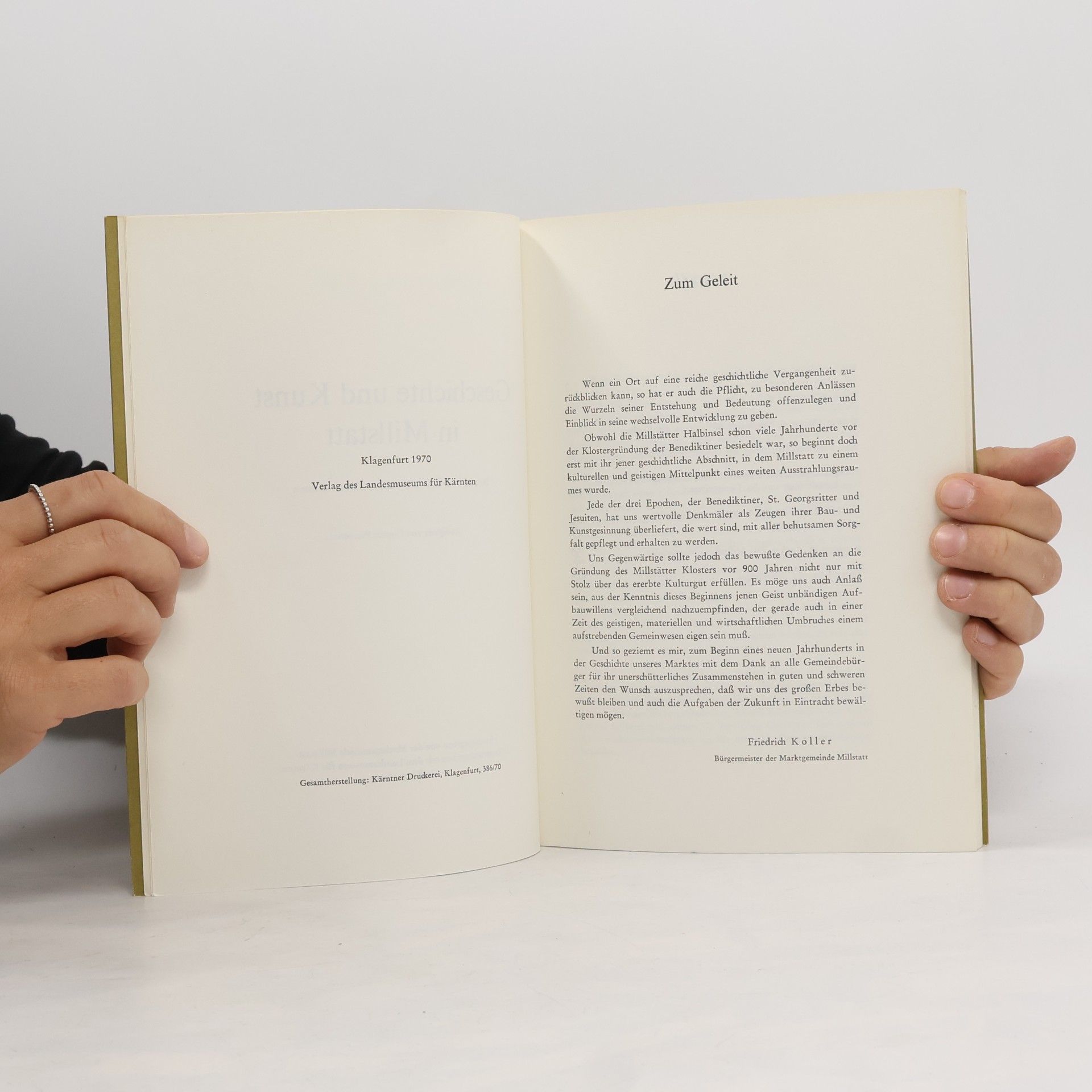 Gernot Piccottini Geschichte und Kunst in Millstatt