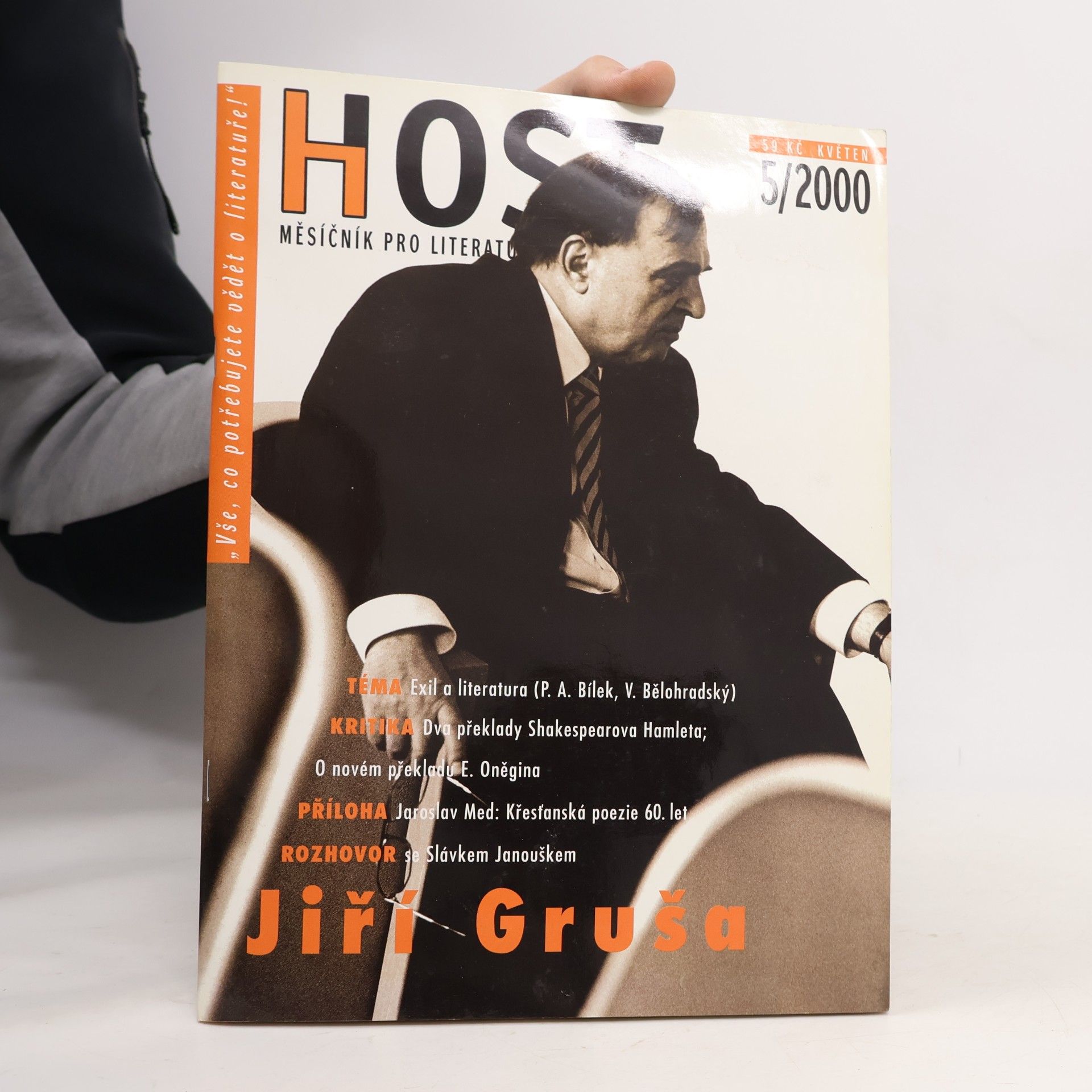 Jaroslav Med Host. Měsíčník pro literaturu a čtenáře 5/2000