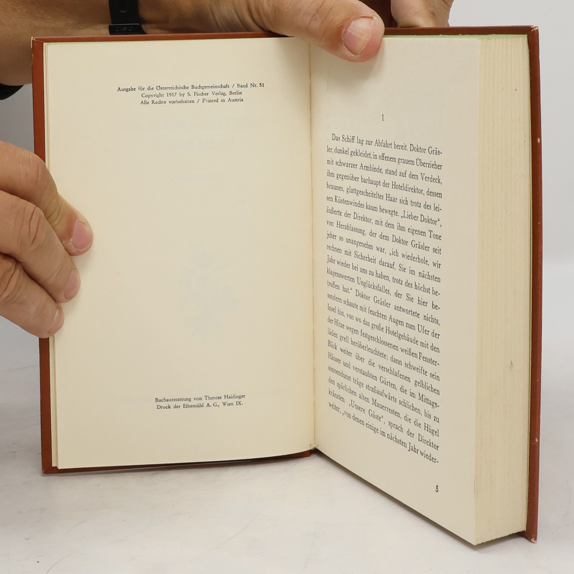 Arthur Schnitzler Doktor Gräsler, Badearzt