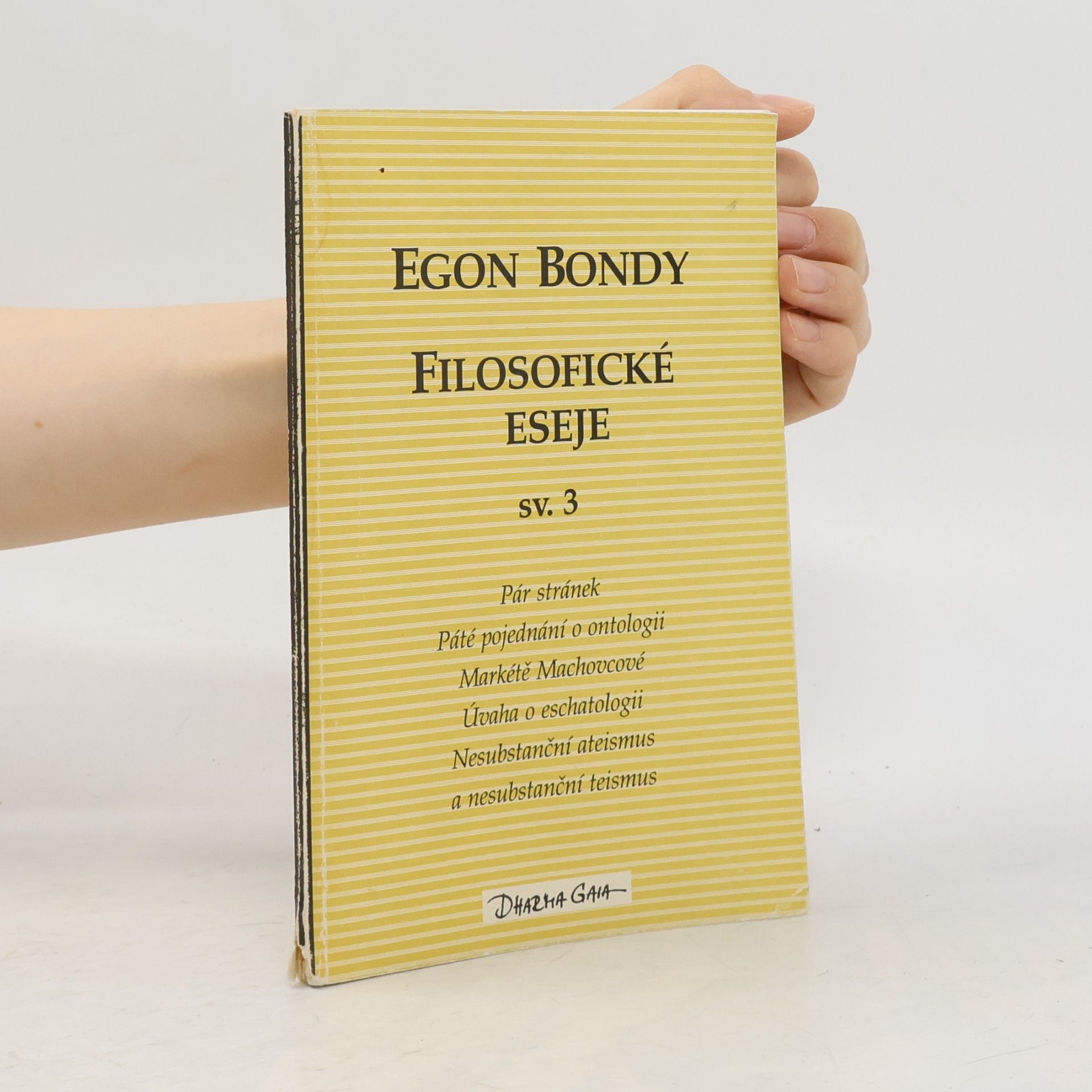 Filosofické eseje. Sv. 3