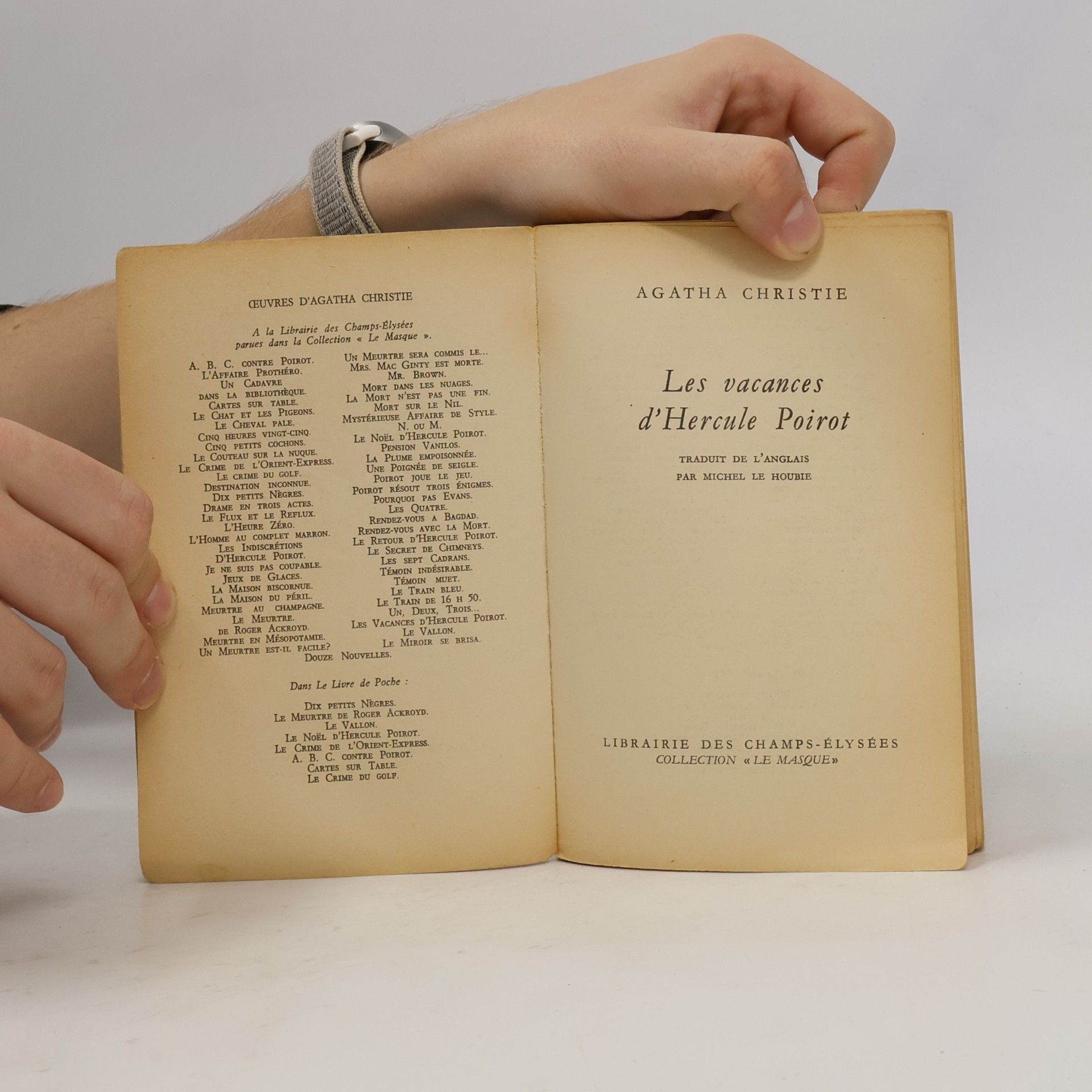 Agatha Christie Les Vacances d'Hercule Poirot