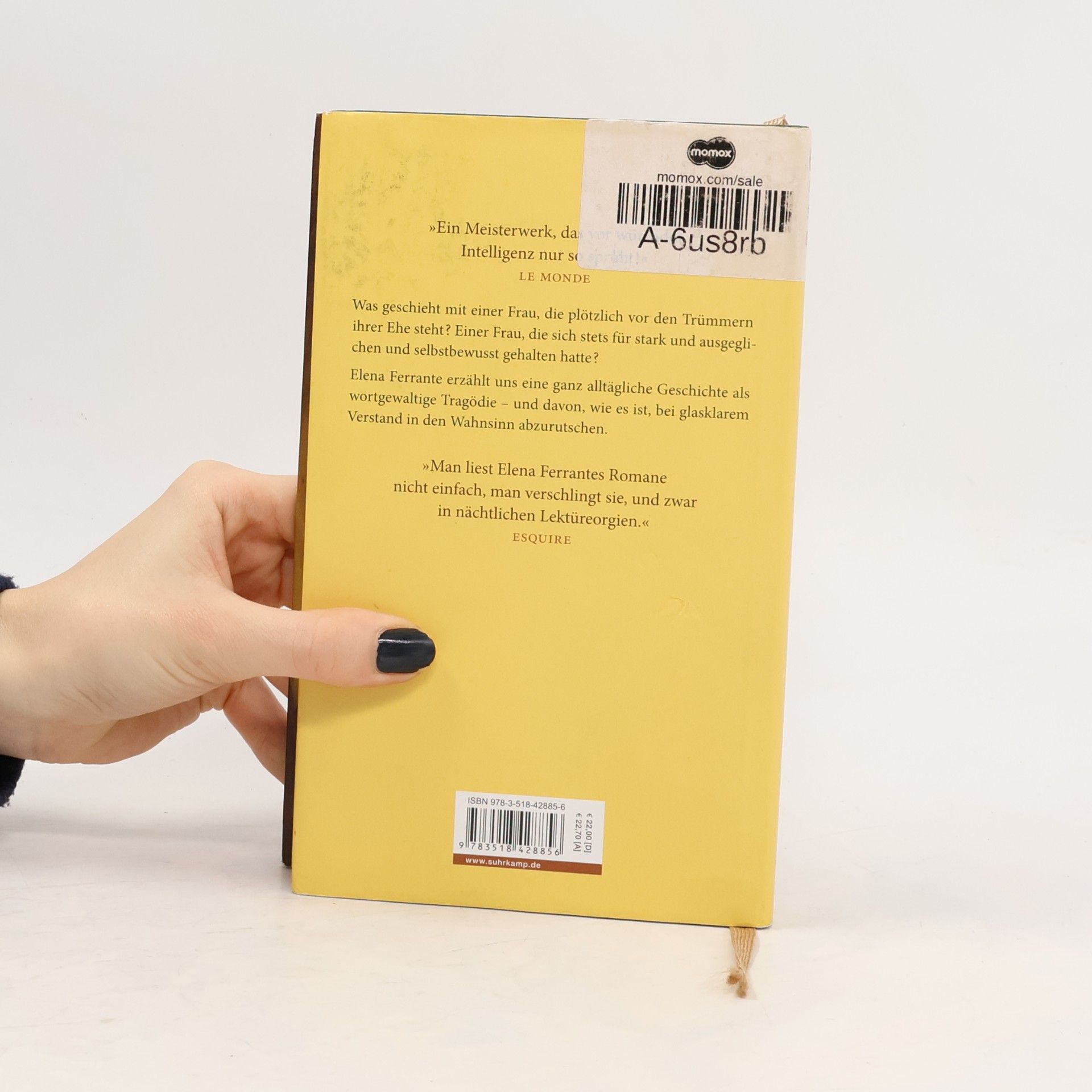 Elena Ferrante Tage des Verlassenwerdens
