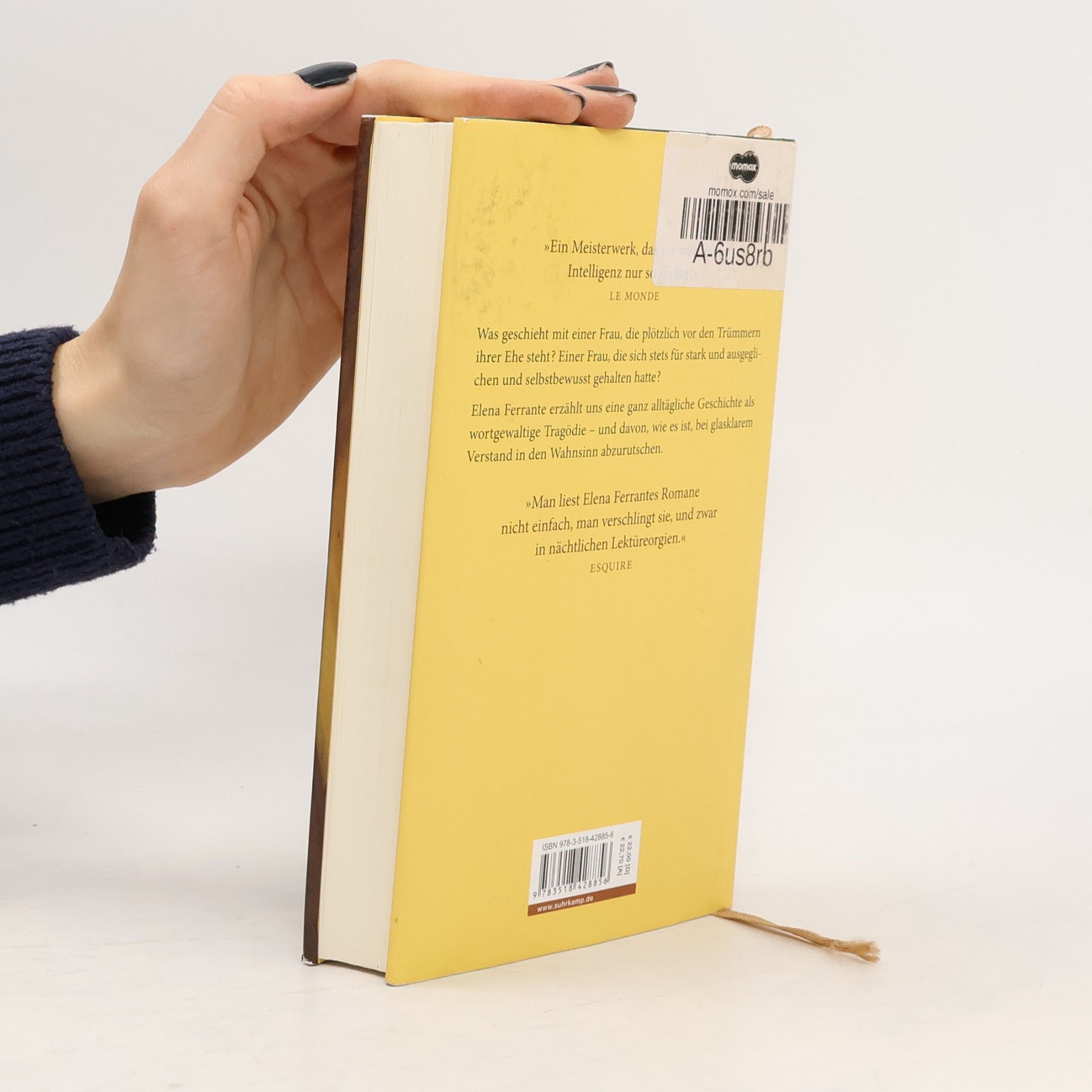 Elena Ferrante Tage des Verlassenwerdens